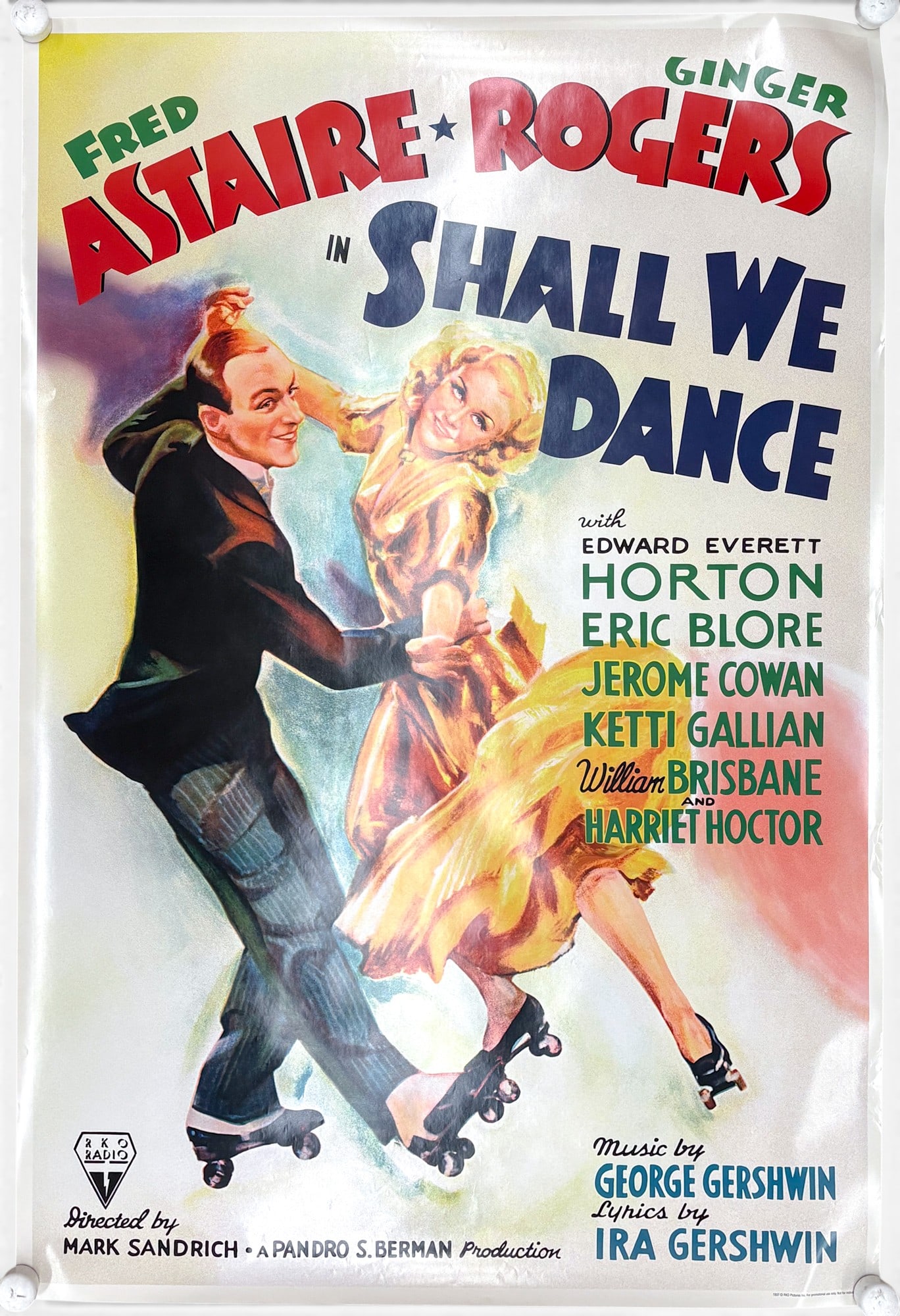 4pc Fred Astaire & Ginger Rogers Reproduction Movie Posters - 3