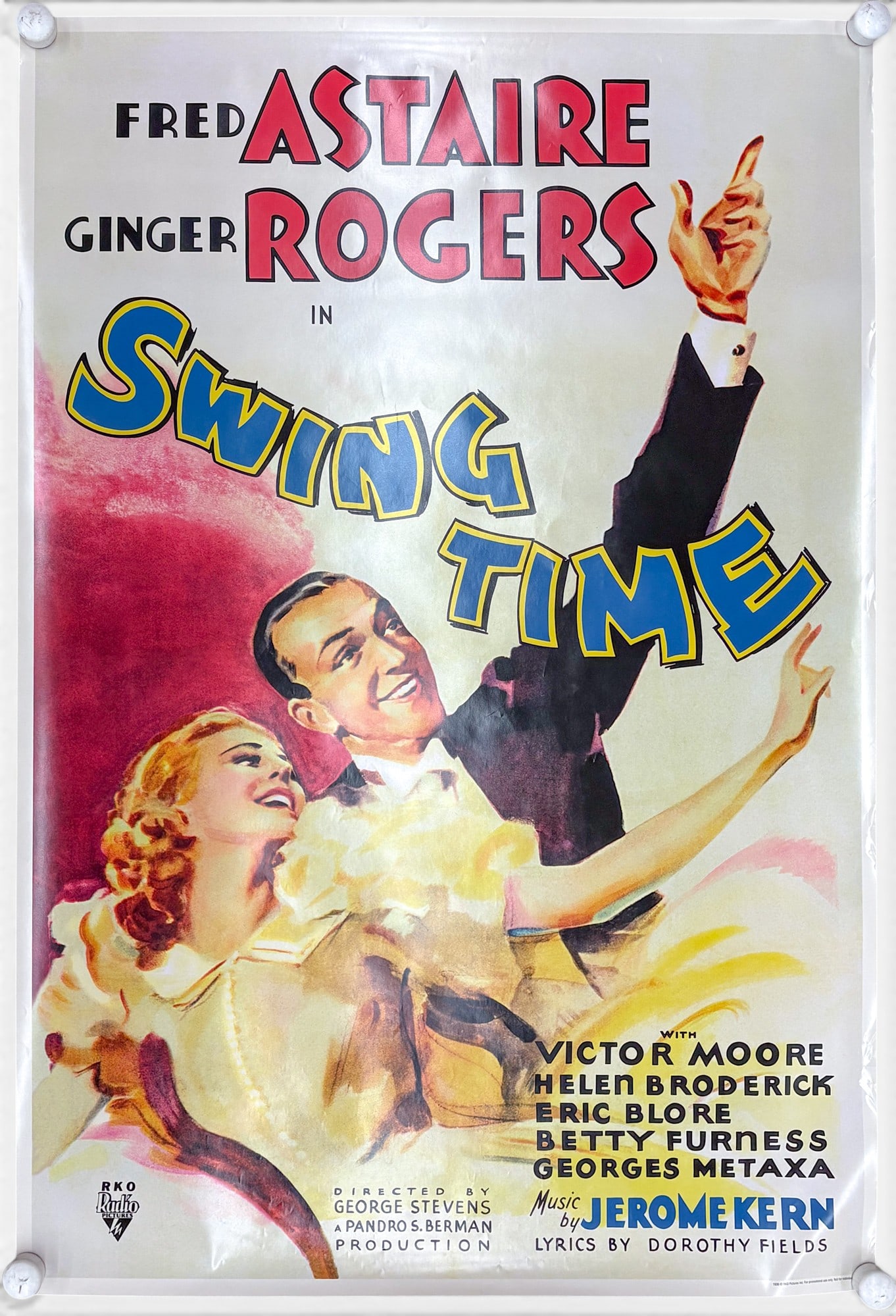 4pc Fred Astaire & Ginger Rogers Reproduction Movie Posters - 5