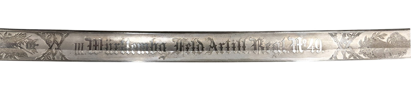 World War I German Imperial Artillery Officer's Sword - 4