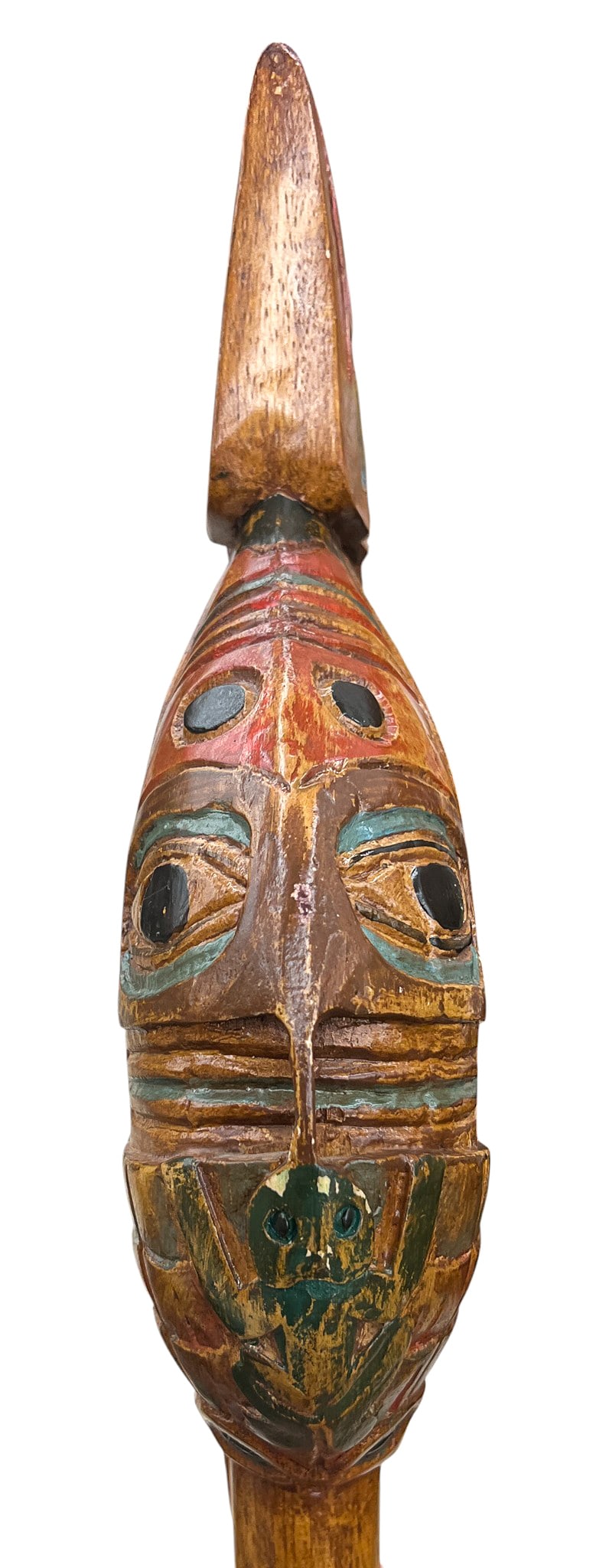 Northwest Coast Style Raven Rattle - 4