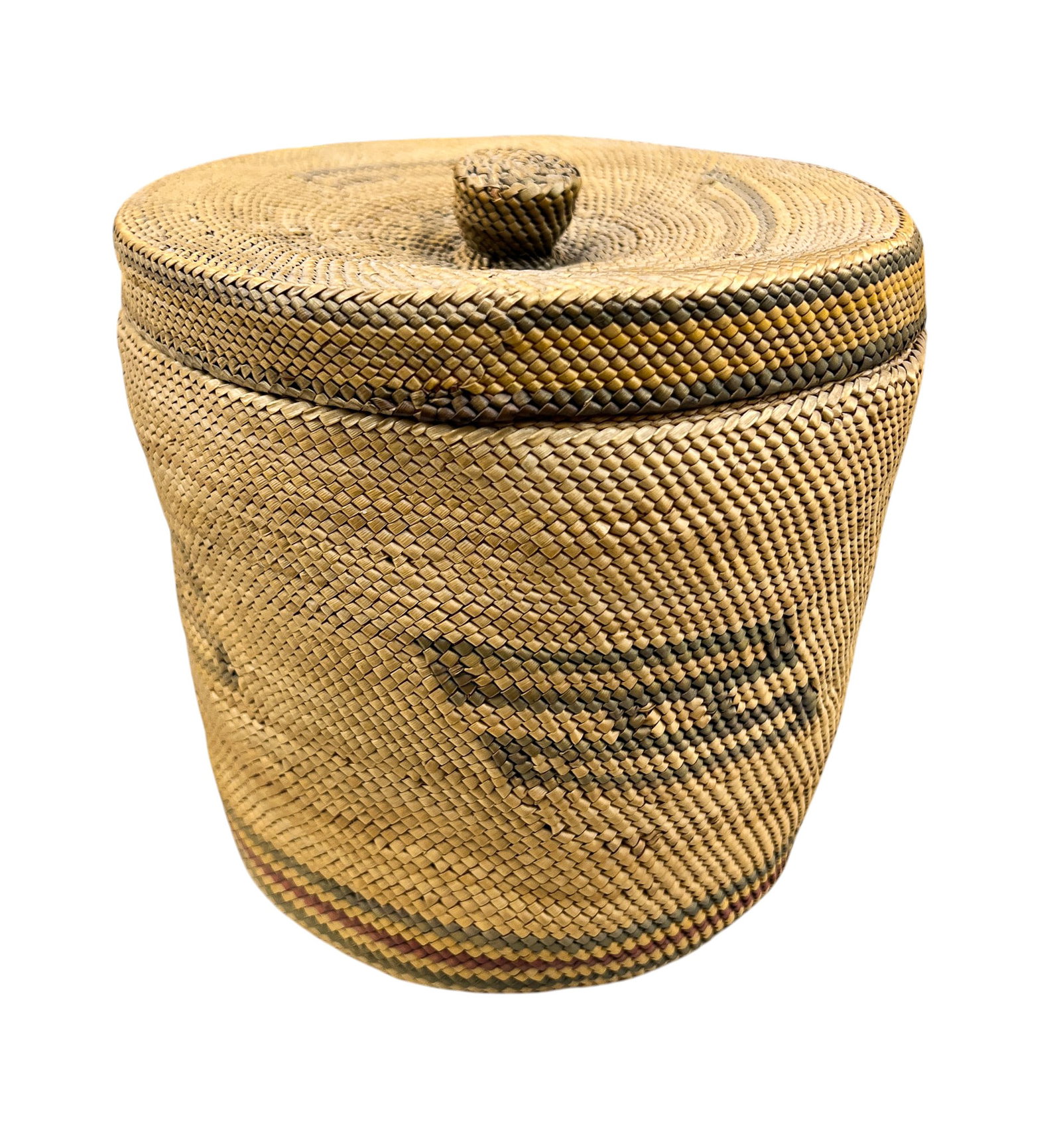 Makah Northwest Native Basket - 3