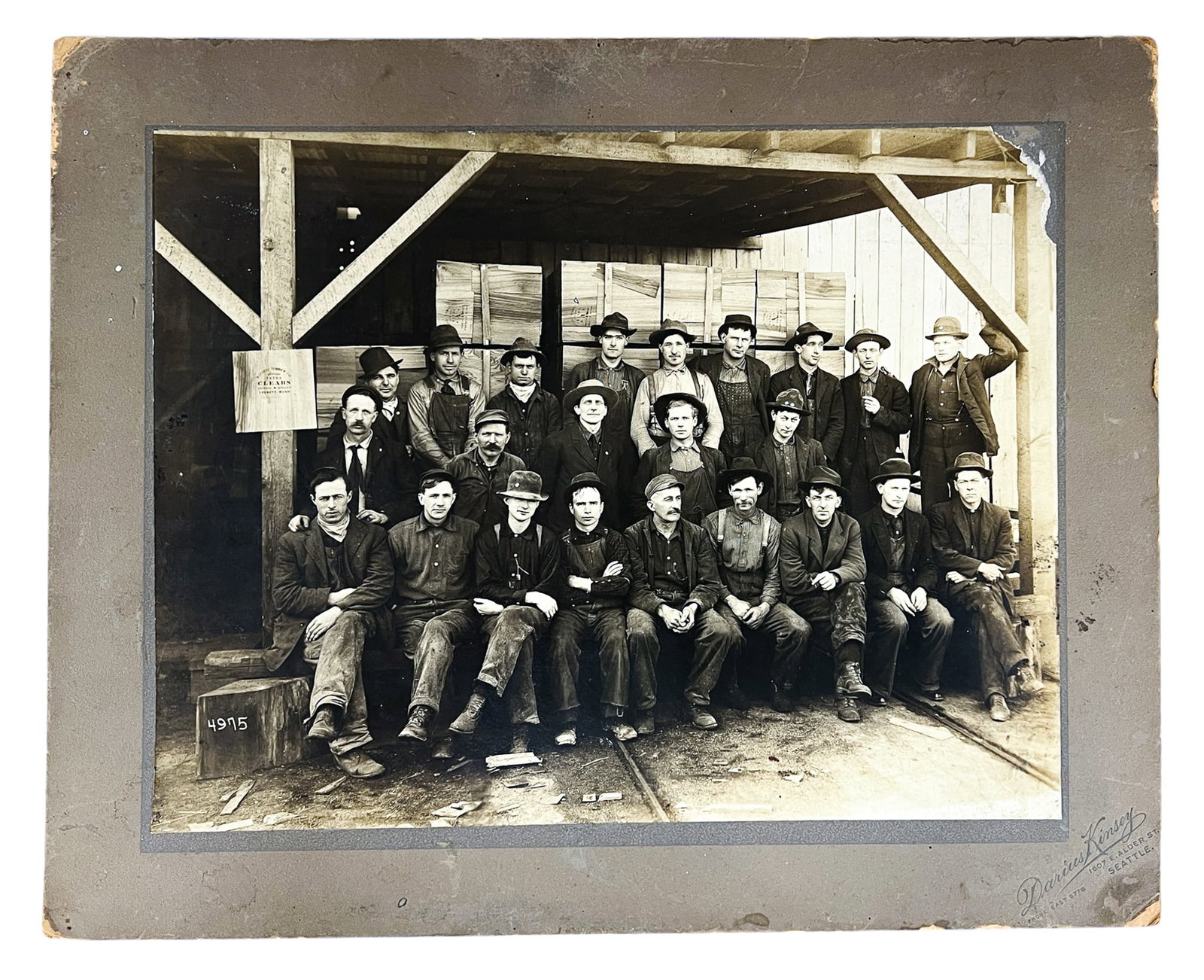 Darius Kinsey "Pacific Timber Company" Albumen Photograph - 2
