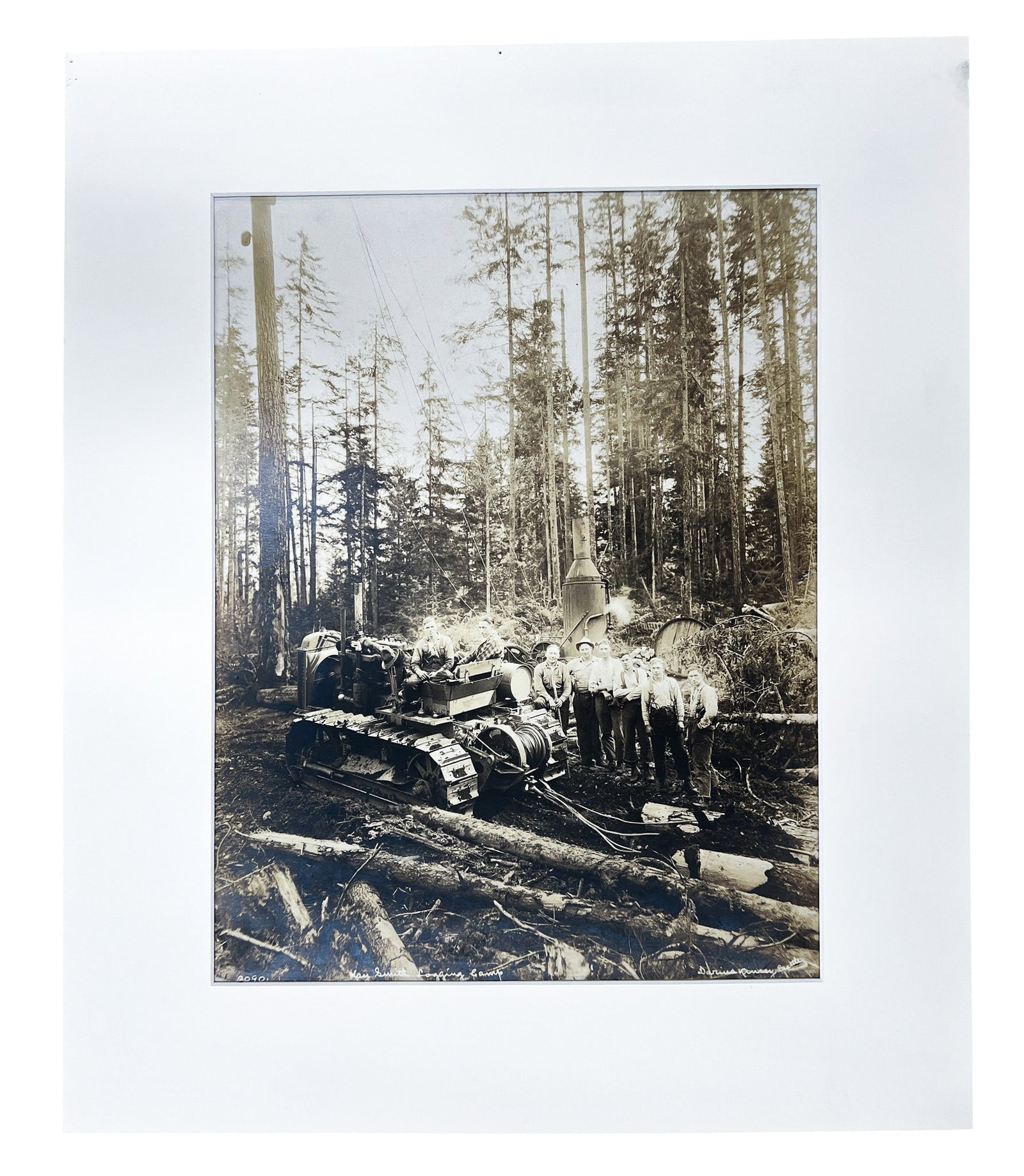 Darius Kinsey "Kay Smith Logging Camp" Photograph - 2