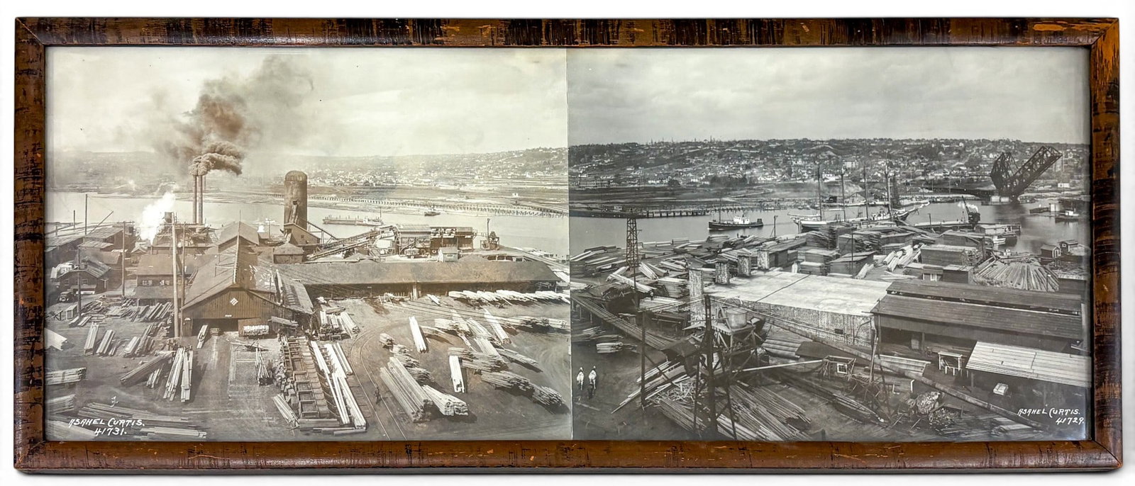 Asahel Curtis "Canal Lumber Co." Photograph Diptych - 2