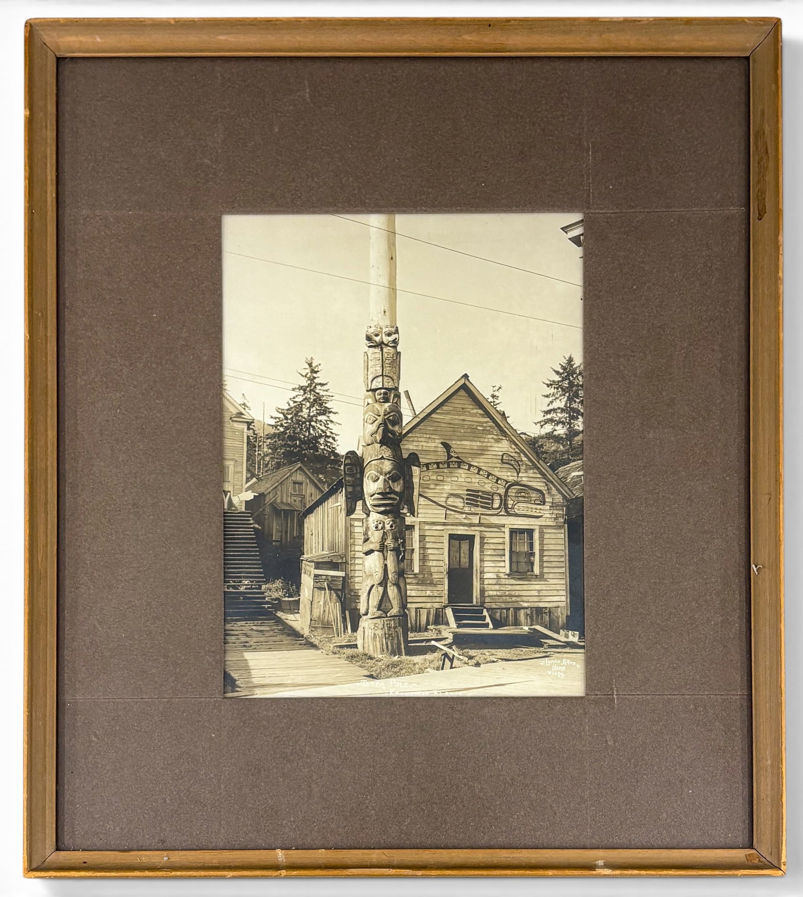 Lomen Bros. "Totem Pole - Ketchikan Alaska" Photograph - 2