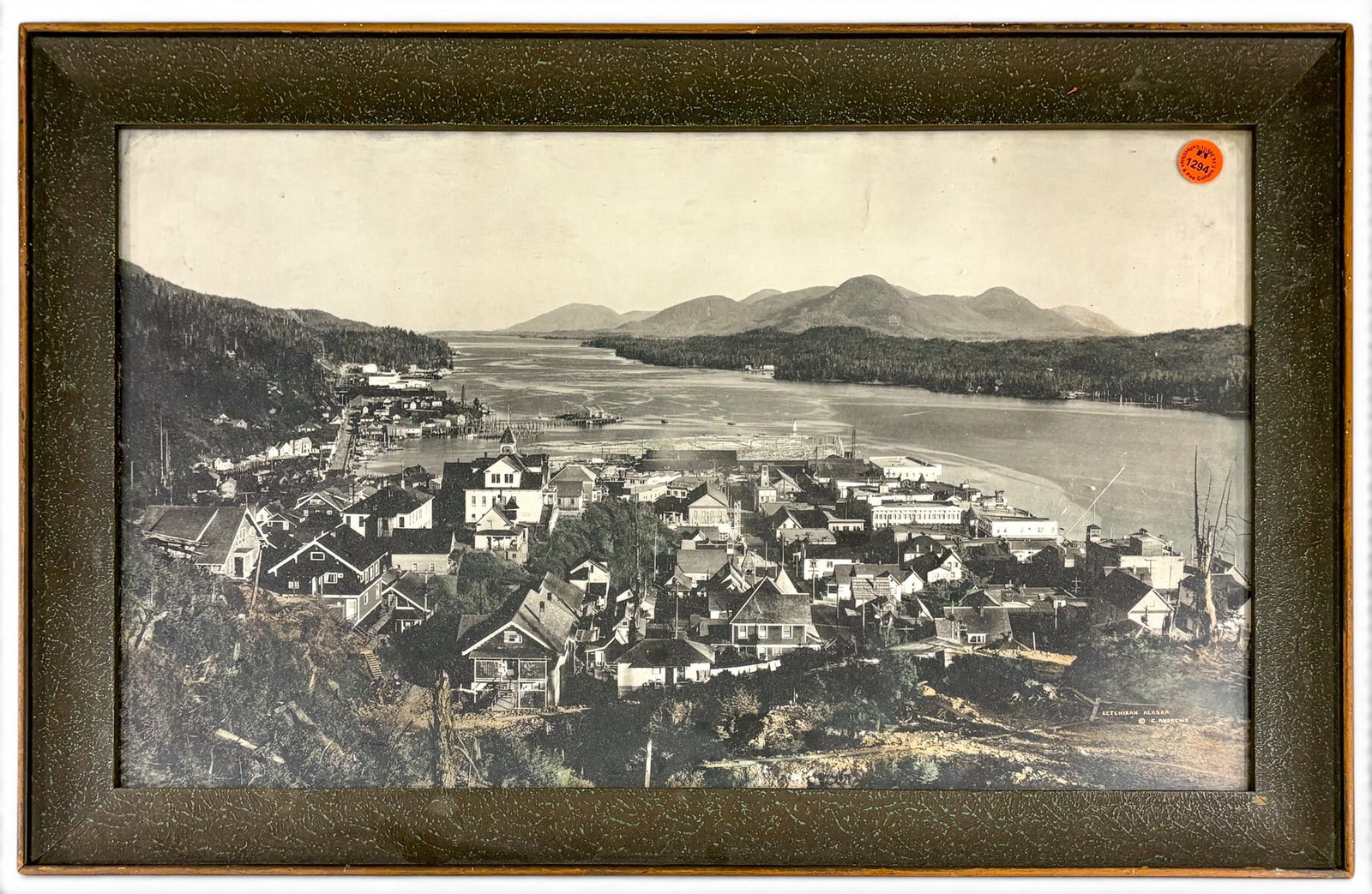 Ed Andrews "Ketchikan Alaska" Tinted Photograph - 2