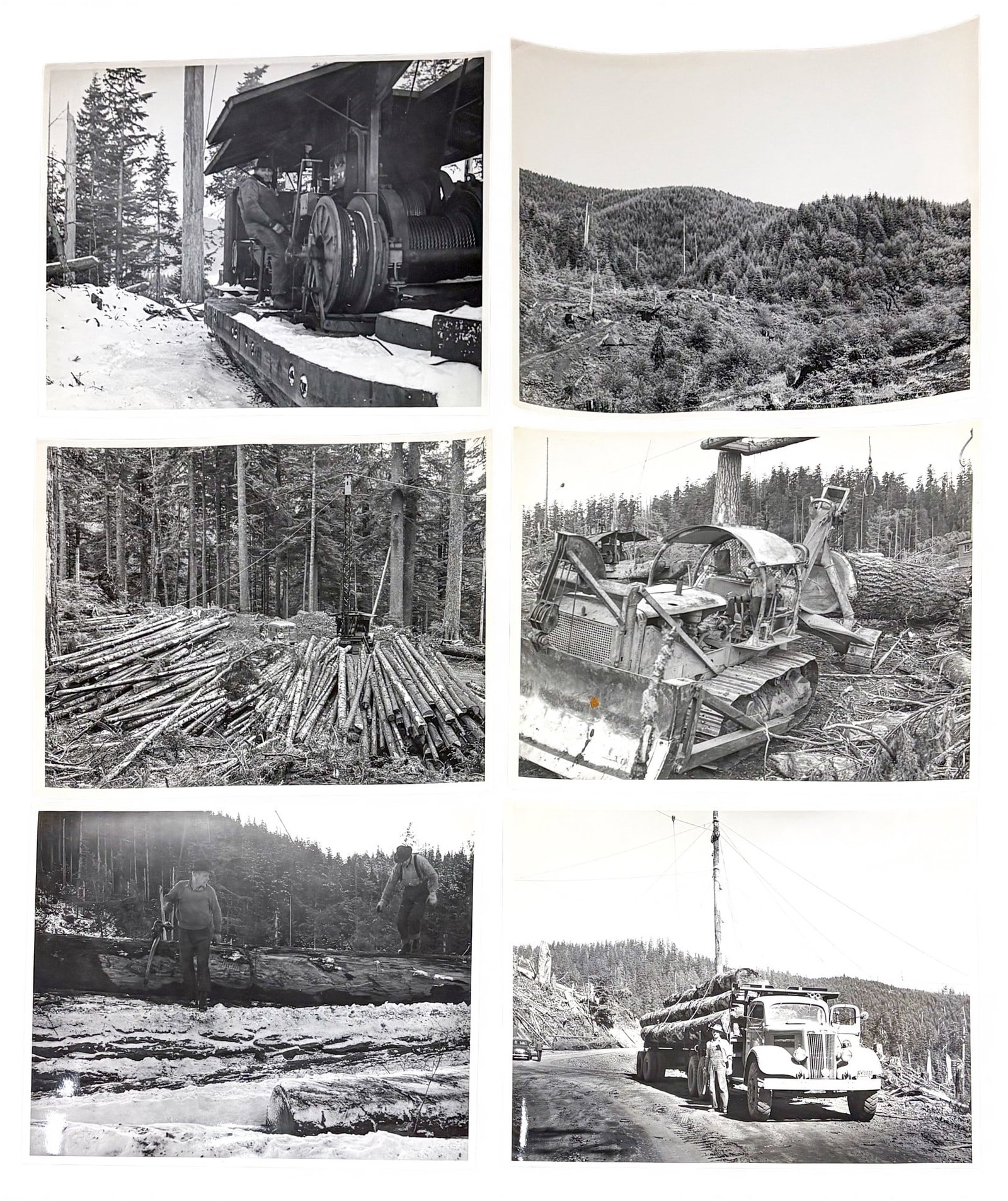 13pc Harold Keller Snoqualmie Falls Photographs etc. - 2