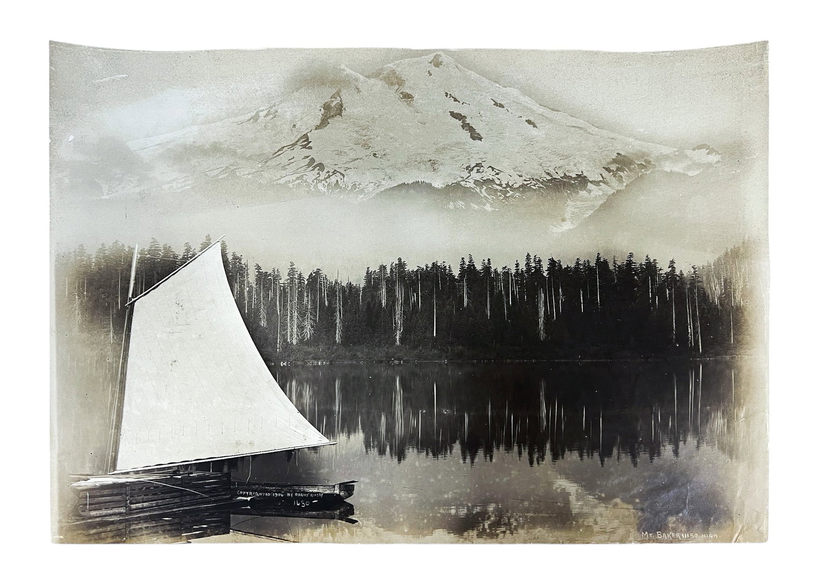 Darius Kinsey "Mt. Baker" 1906 Photograph - 2