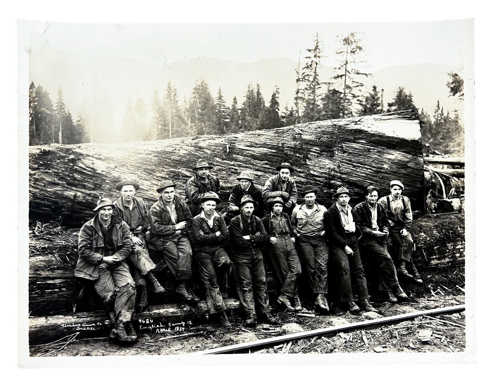 Attributed to Kinsey Bros. "English Camp 12" 1937 Photograph - 2