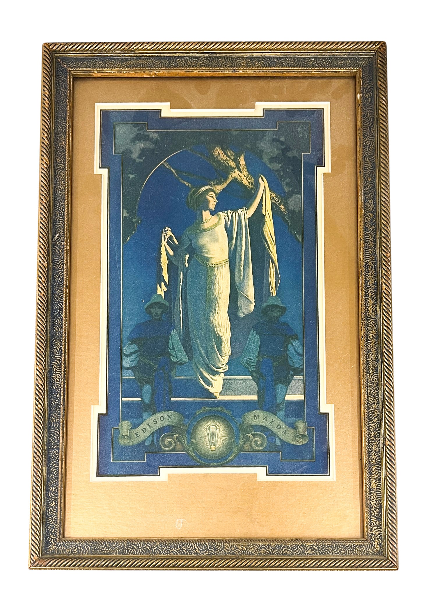 Maxfield Parrish "Spirit of the Night" 1919 Lithograph - 2