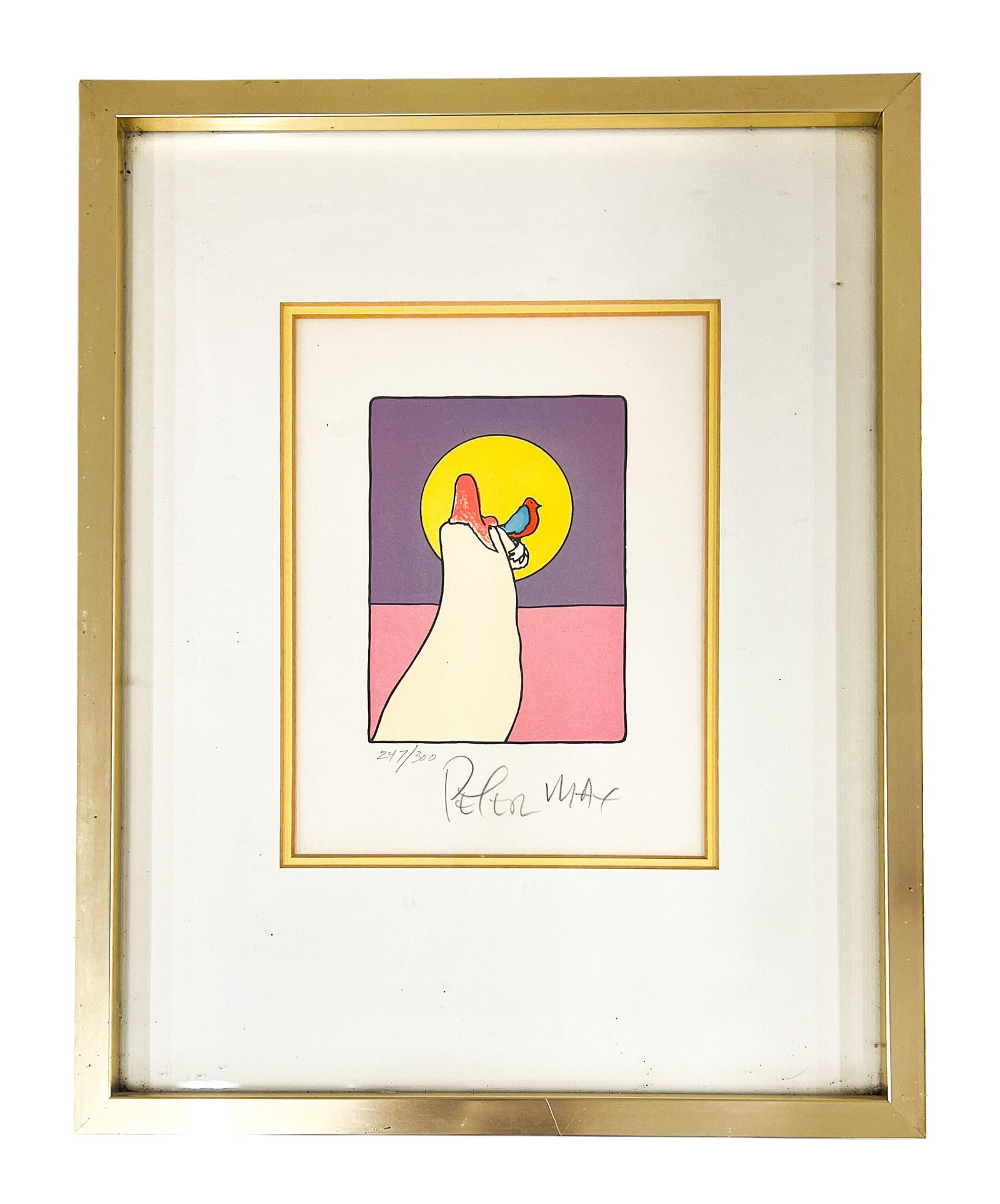 Peter Max "Sage with Bird" 1971 Lithograph - 2
