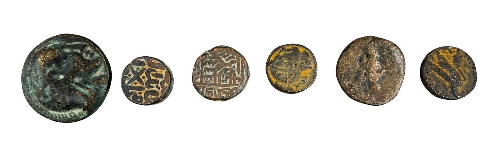 6pc Ancient World Coins - 2