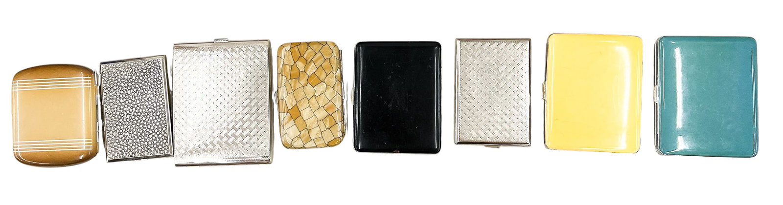 8pc Art Deco Cigarette Cases etc. - 2