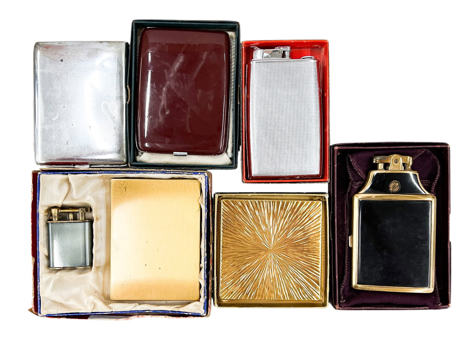 7pc Cigarette Cases, Lighters & Sets - 2
