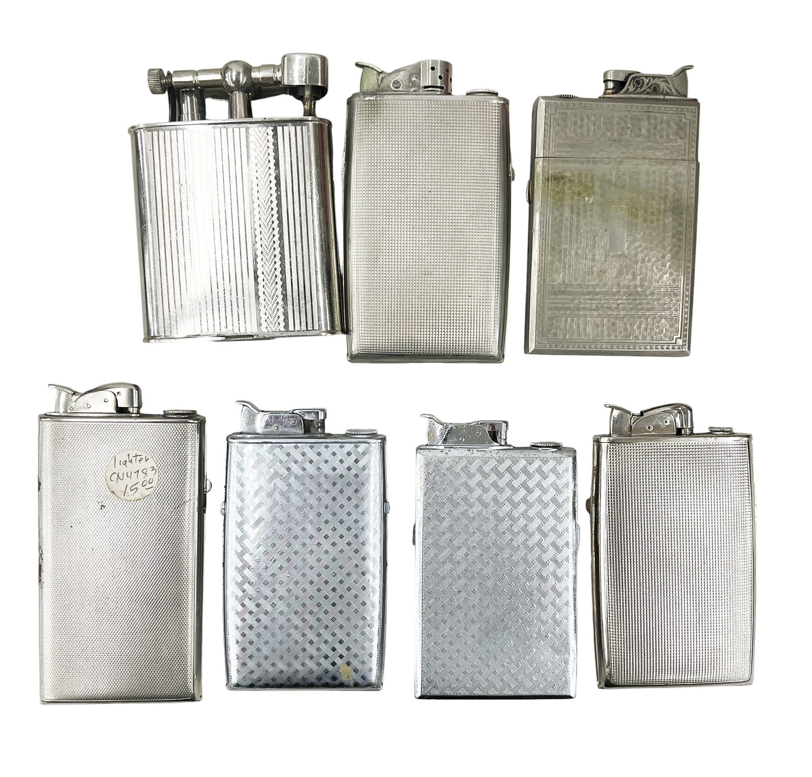 7pc Case Lighters etc. - 2