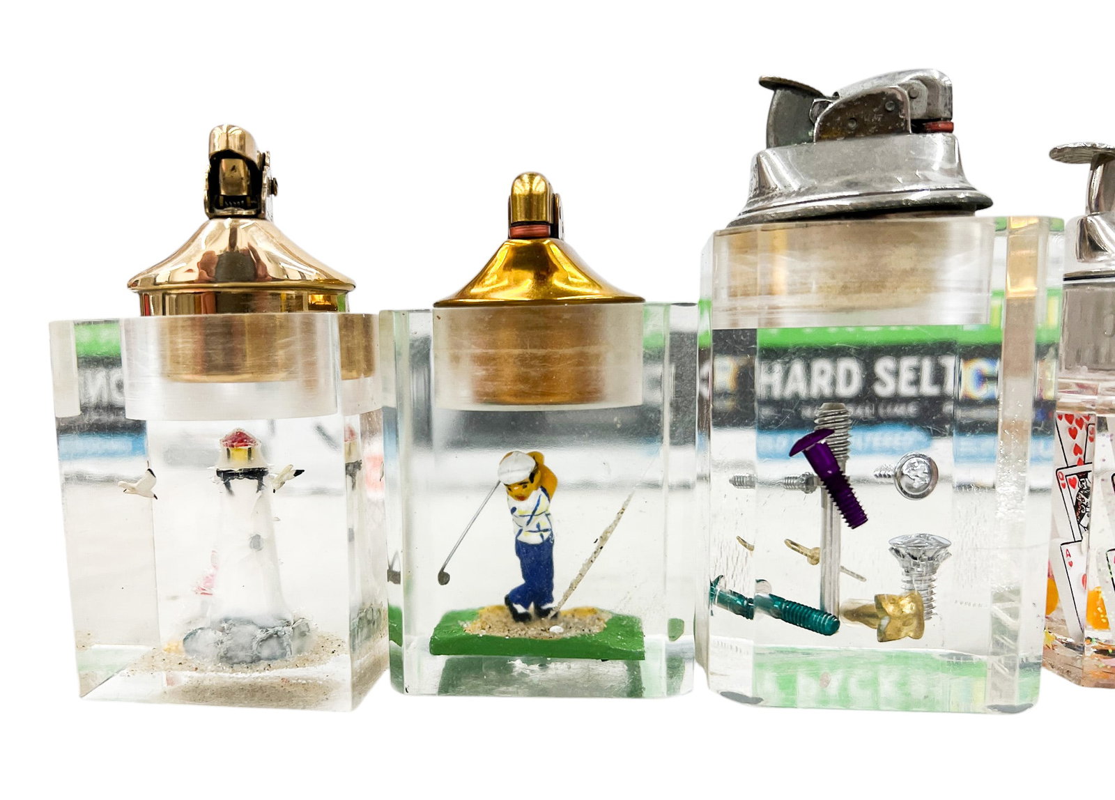 8pc Vintage Table Top Lighters - 2