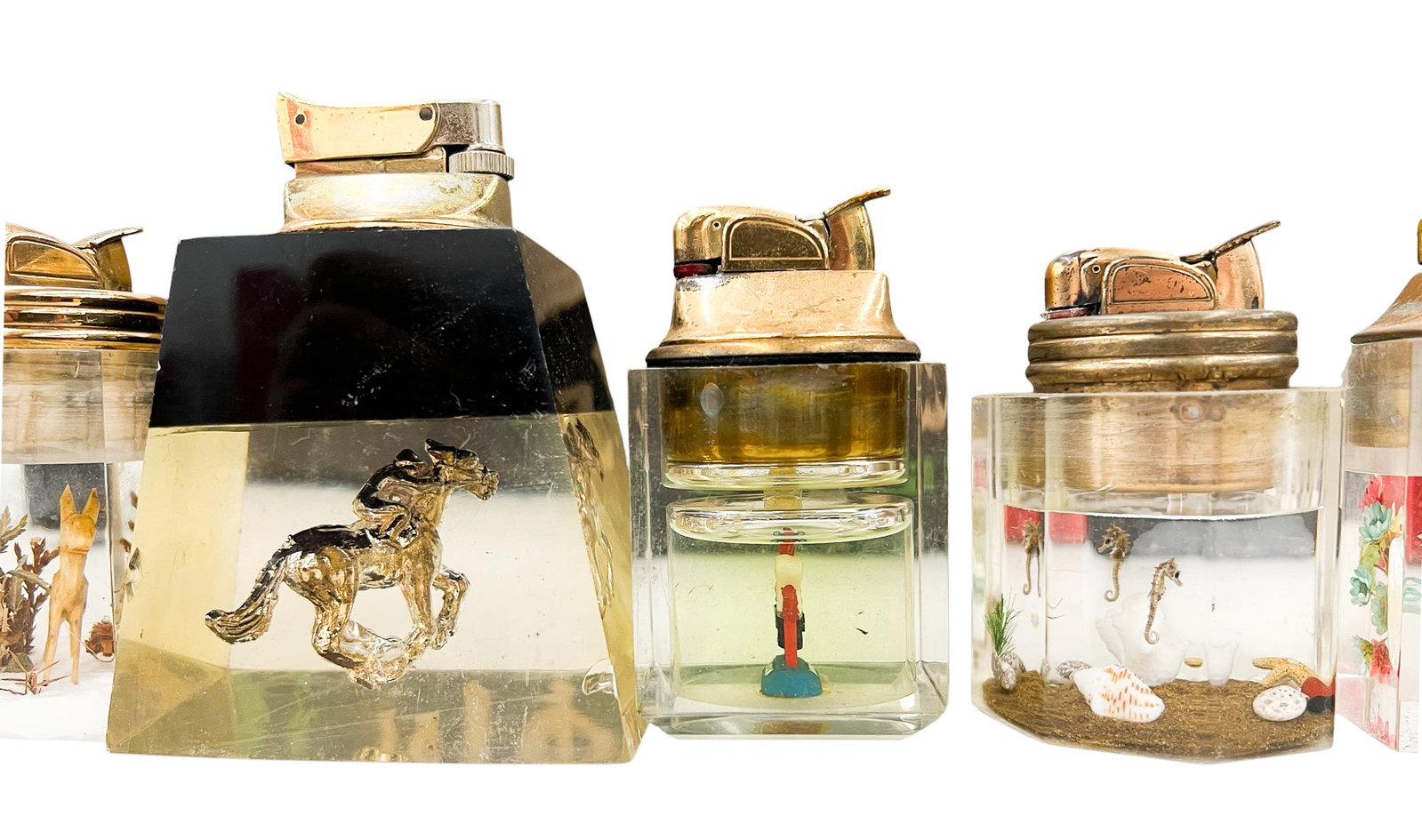 8pc Vintage Table Top Lighters - 3