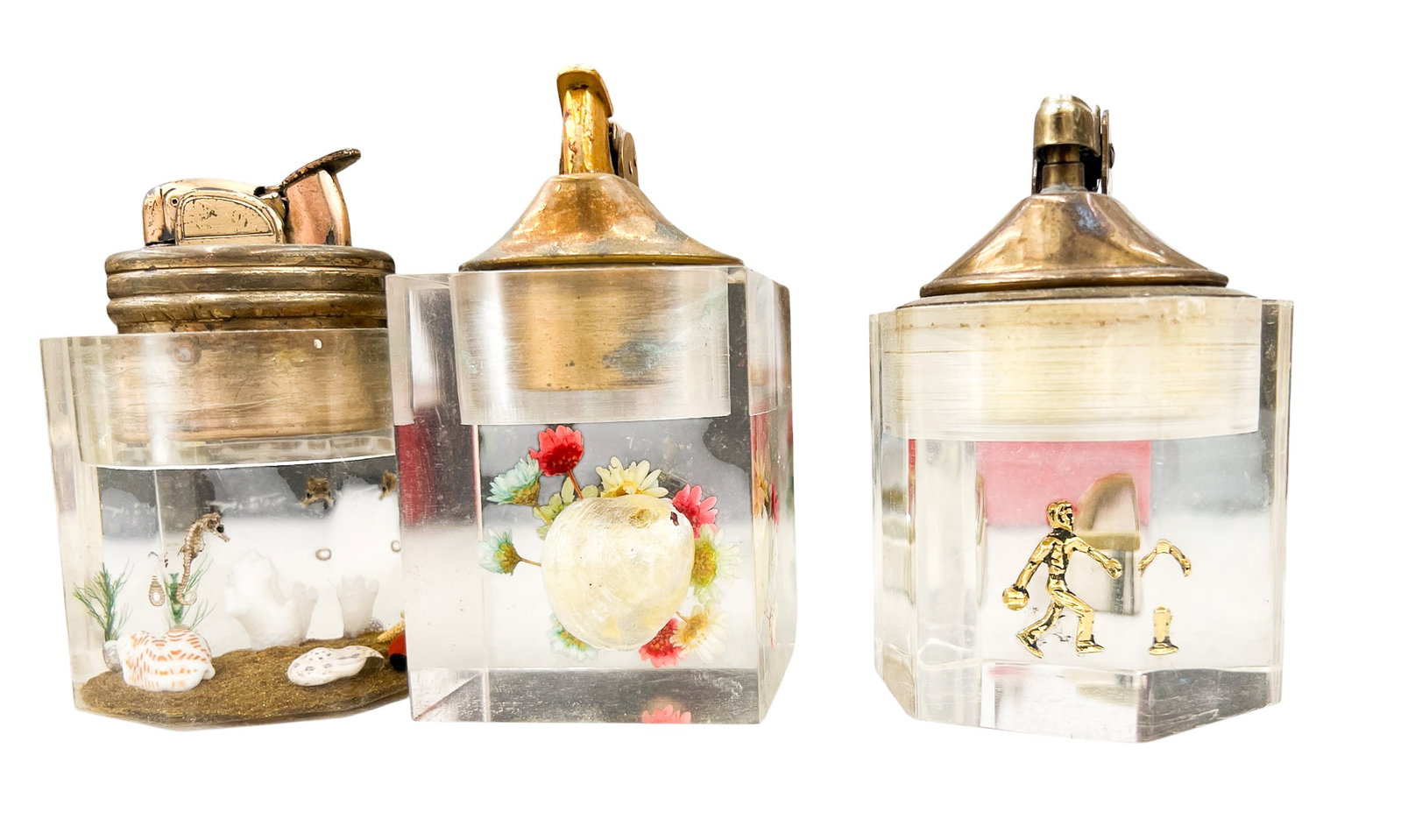 8pc Vintage Table Top Lighters - 4