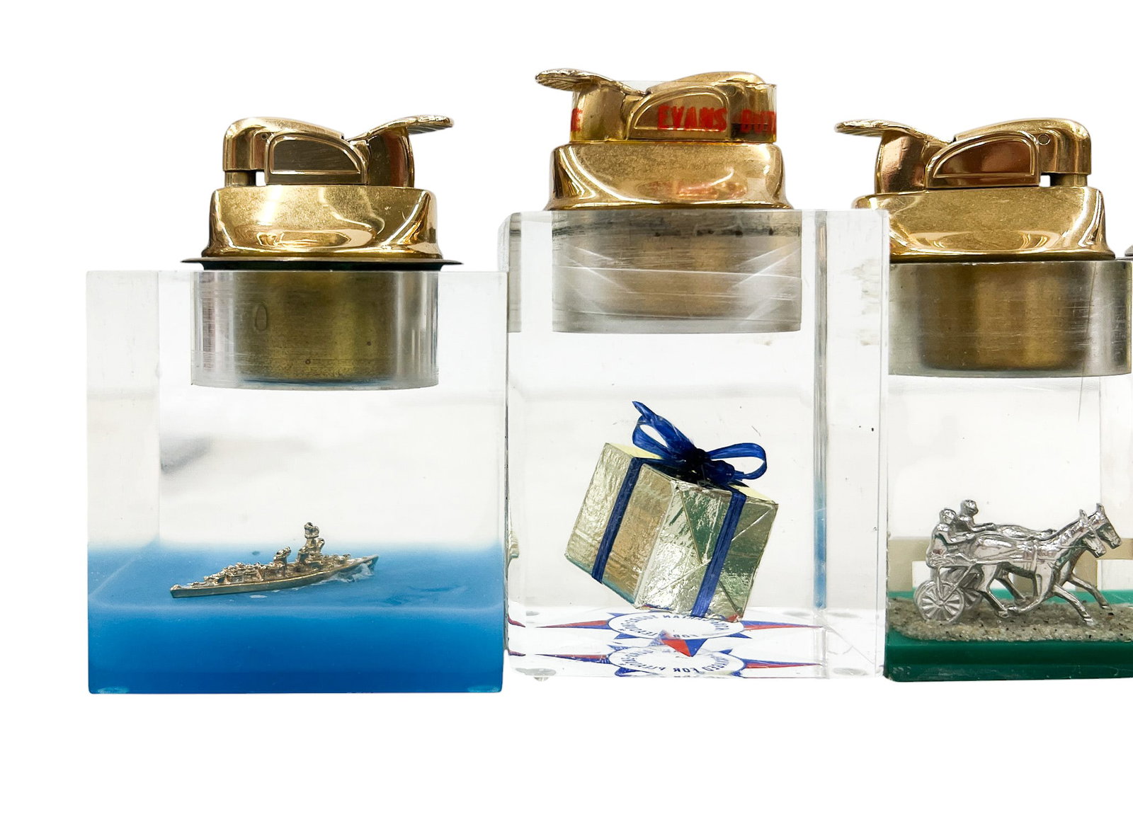 8pc Vintage Table Top Lighters - 2