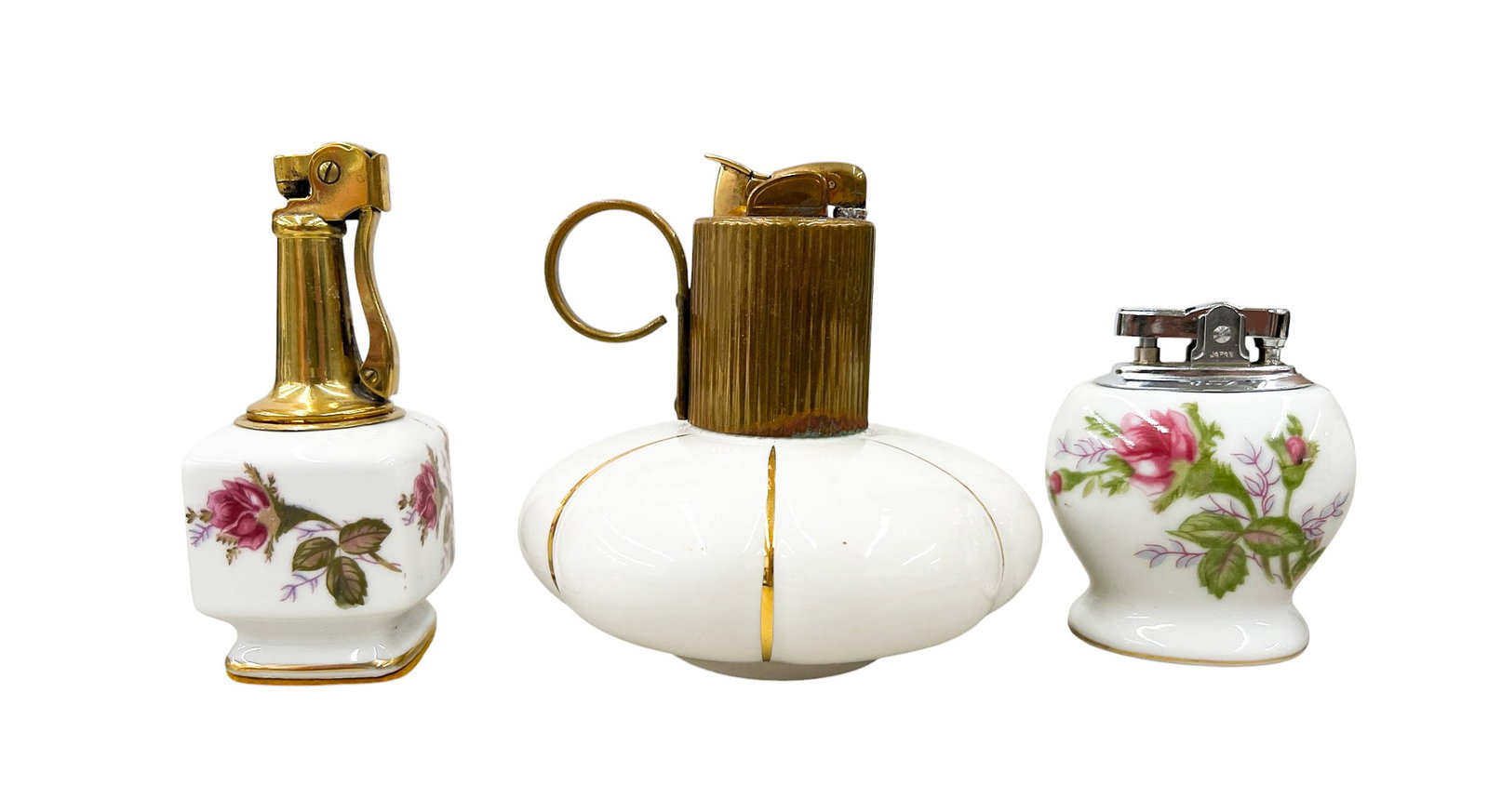 8pc Vintage Ceramic Table Top Lighters etc. - 3