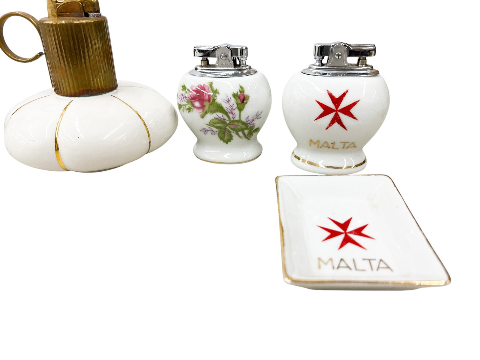 8pc Vintage Ceramic Table Top Lighters etc. - 4