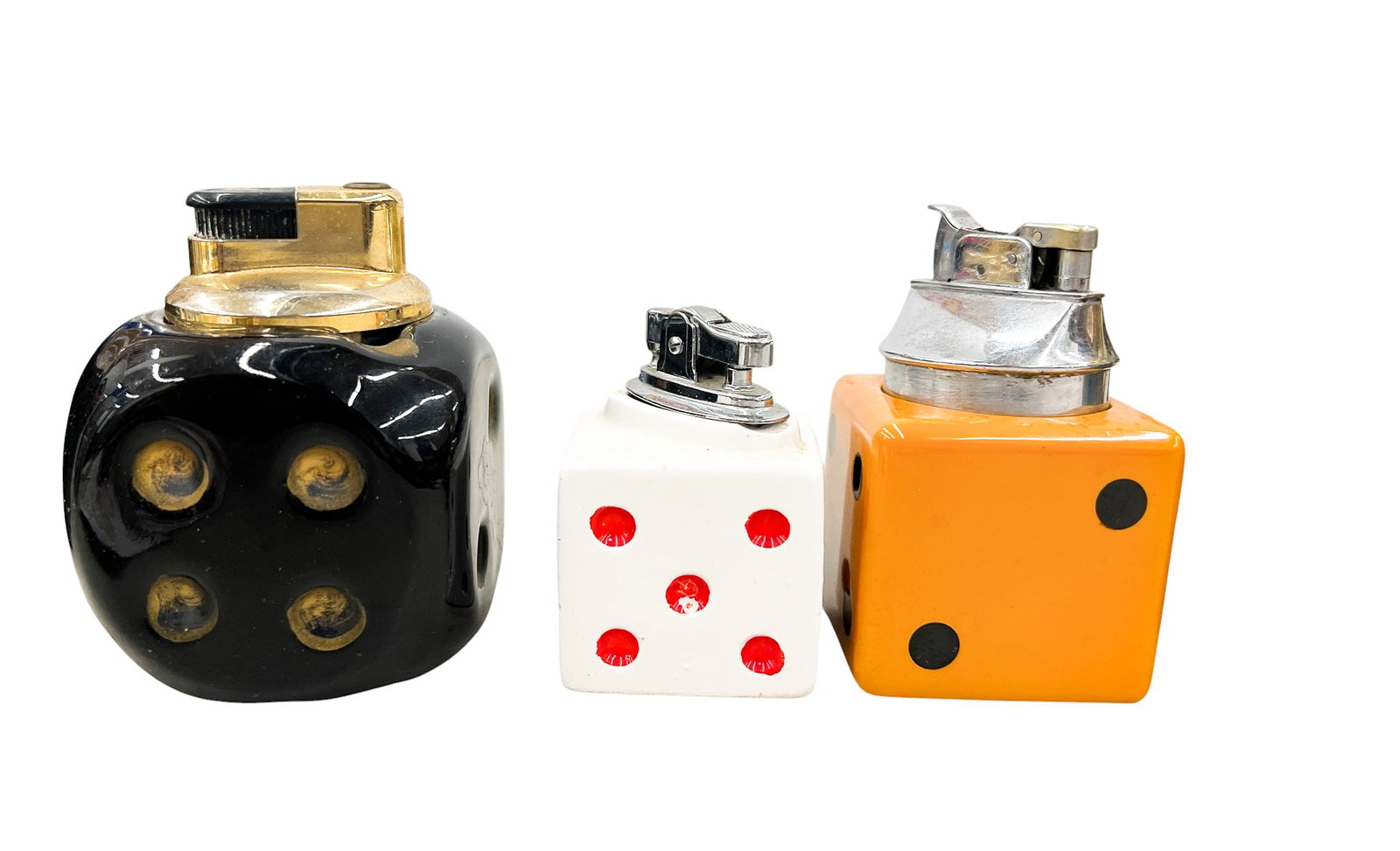 8pc Vintage Novelty Table Top Lighters - 4