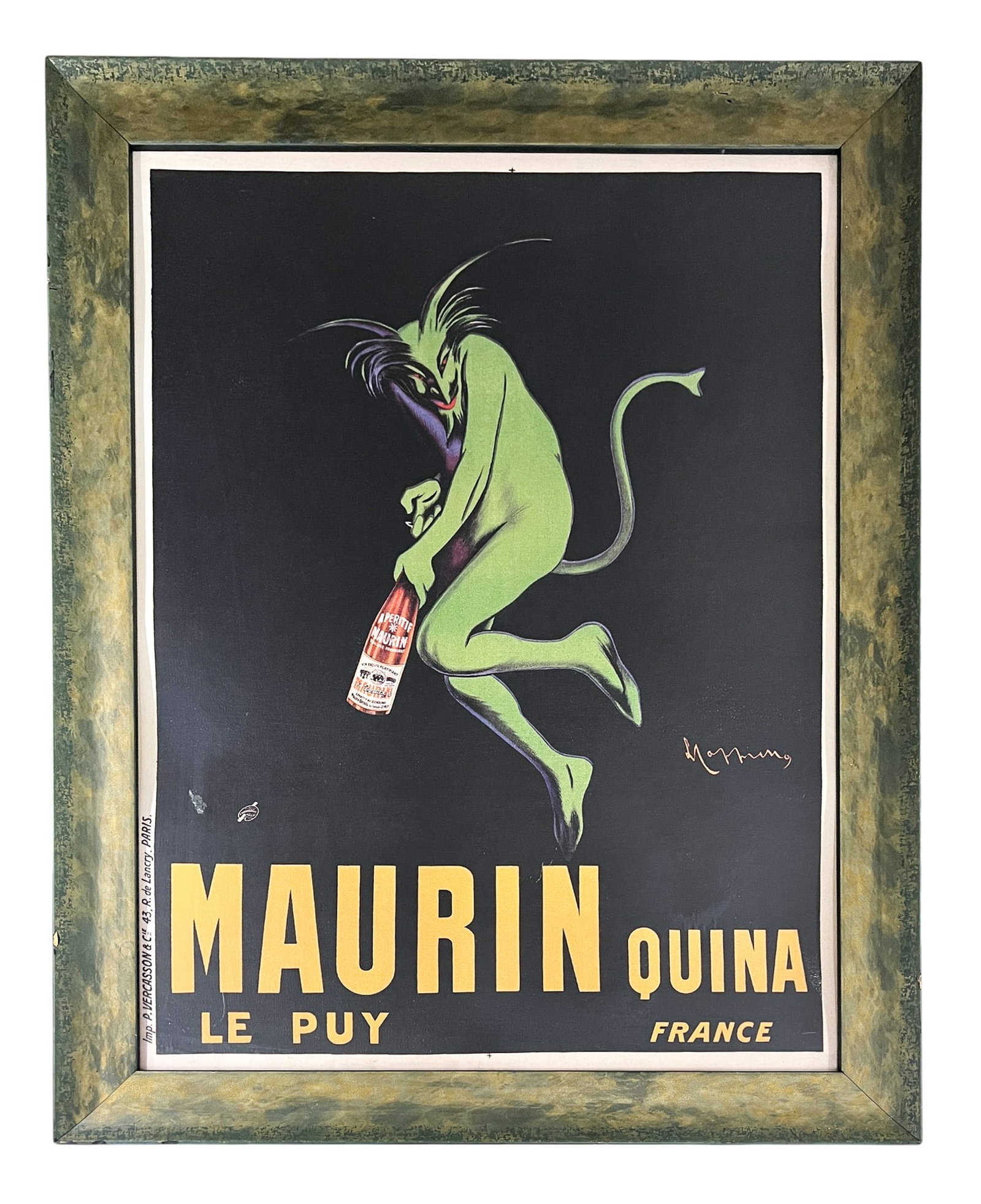 After Leonetto Cappiello "Maurin Quina" Advertisement Poster - 2