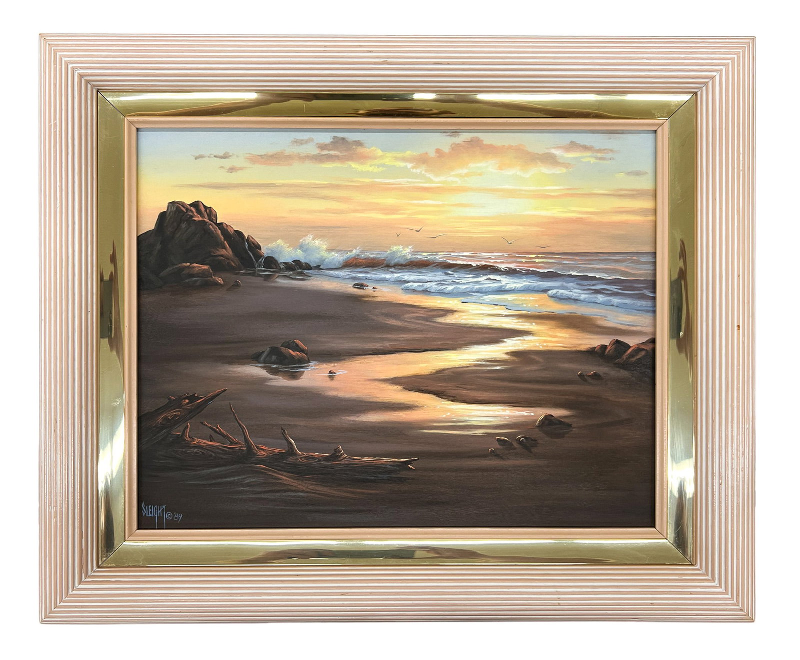 Judy Sleight "Coast" 1989 Oil on Canvas - 2