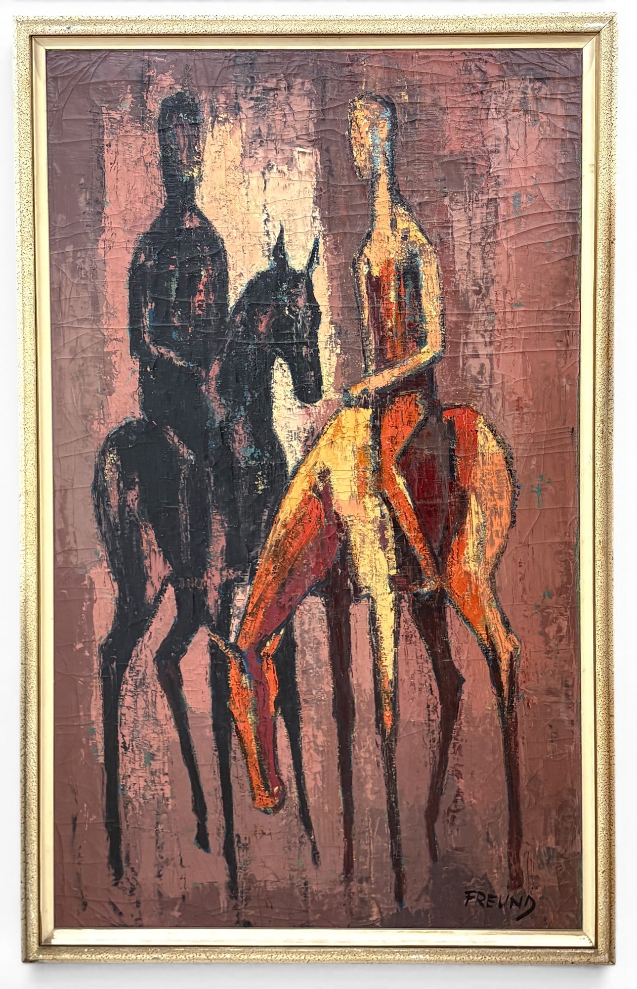 Robert Freund Oil on Canvas - 2