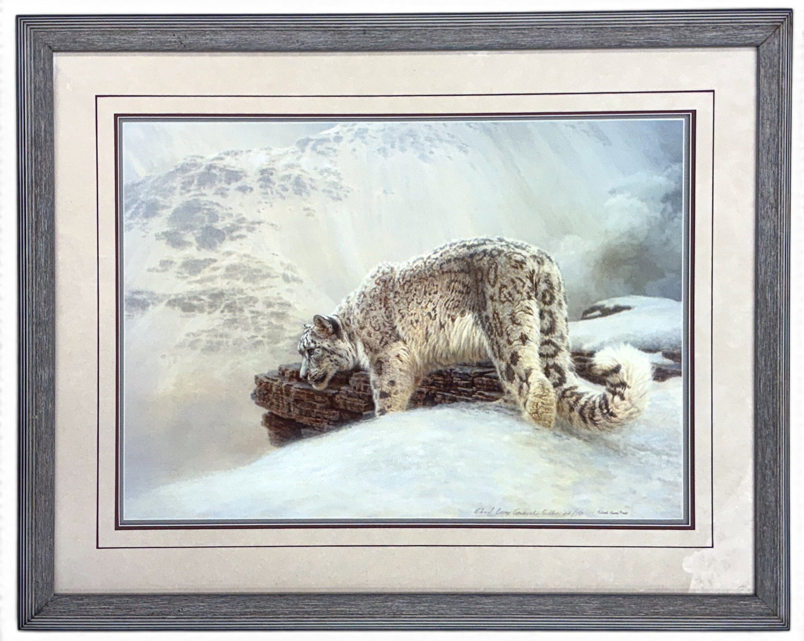 Richard Burns "Through the Pass" 1989 Lithograph on Paper - 2