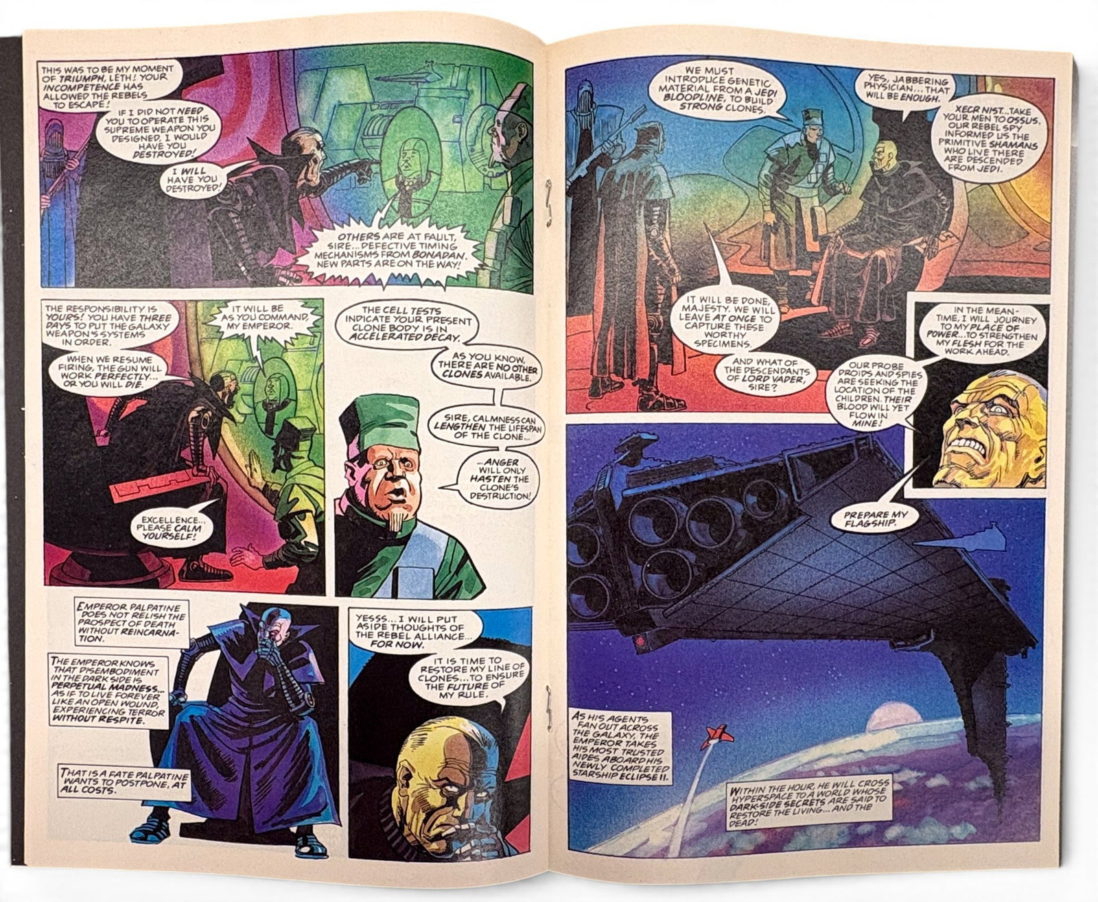 4pc 90s Star Wars Comic Books - 2
