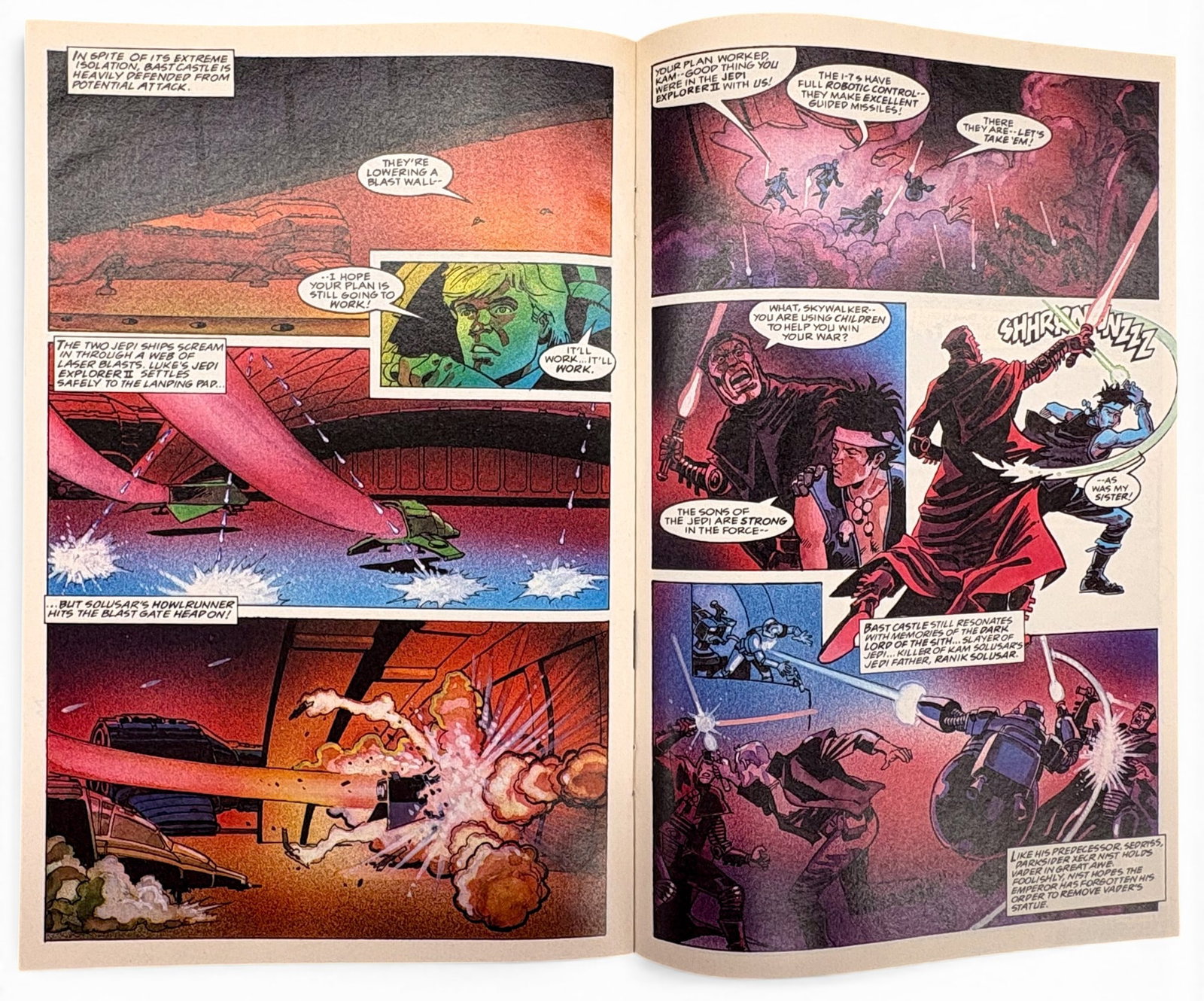 4pc 90s Star Wars Comic Books - 3