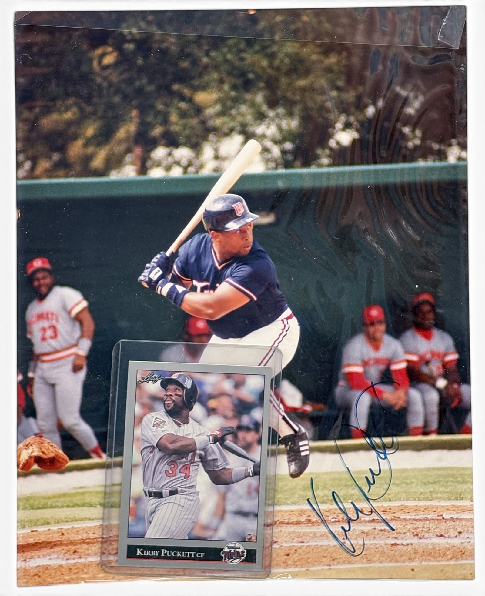 16pc Signed Baseball Photographs w/ Cards - 4