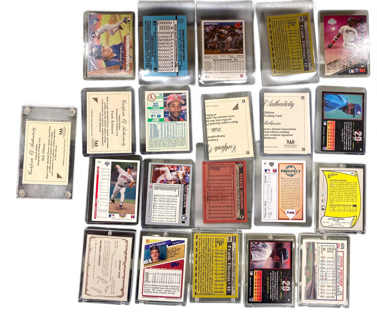 21pc Signed & Unsigned Baseball Cards - 2