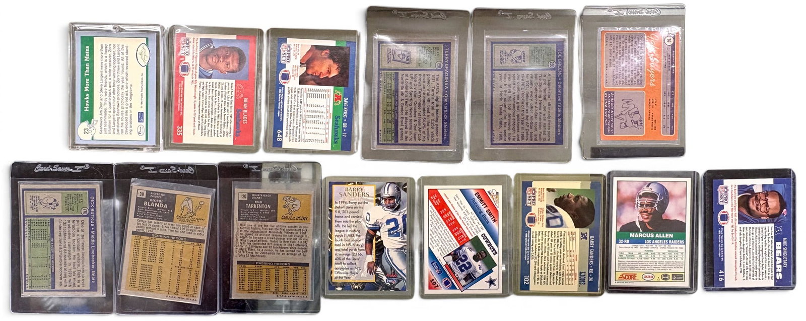 14pc Seattle Seahawks Signed Football Cards etc. - 3