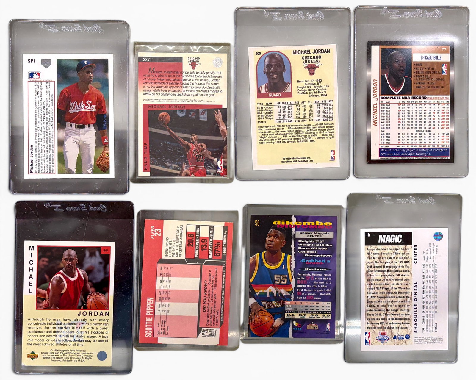8pc Michael Jordan Basketball Cards etc. - 2