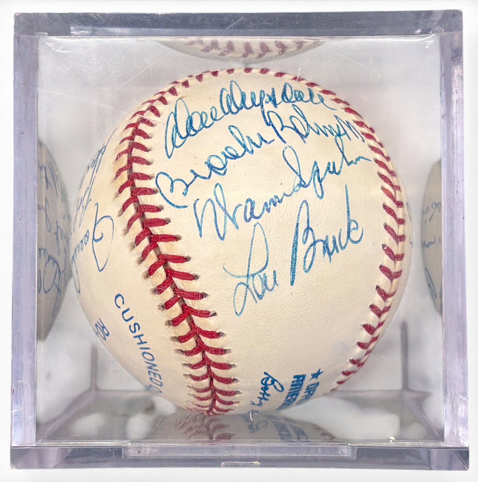 2pc Signed Mickey Mantle & Willie Mays Baseballs - 2