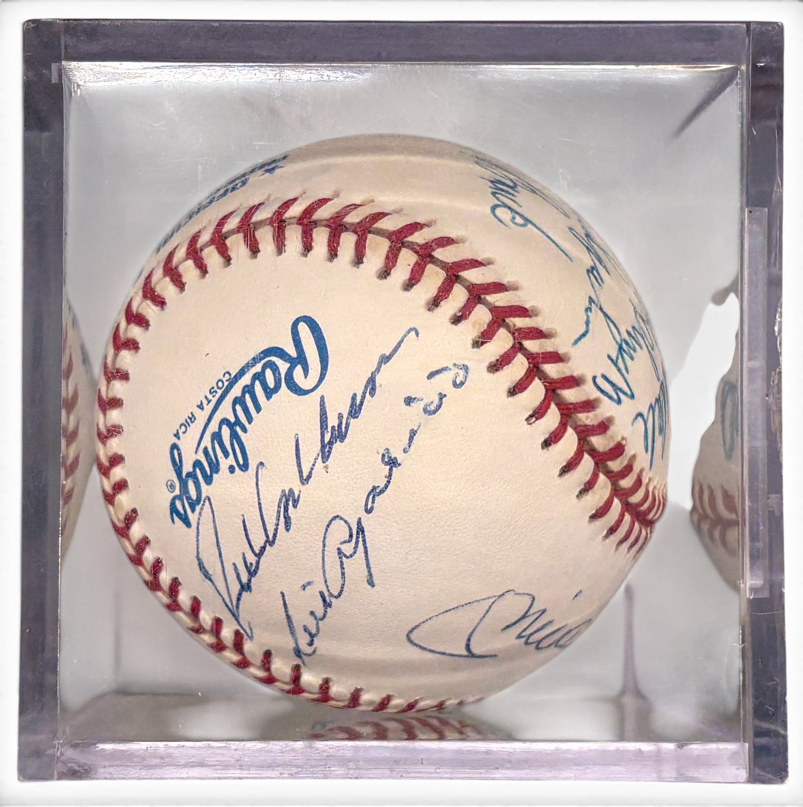 2pc Signed Mickey Mantle & Willie Mays Baseballs - 5