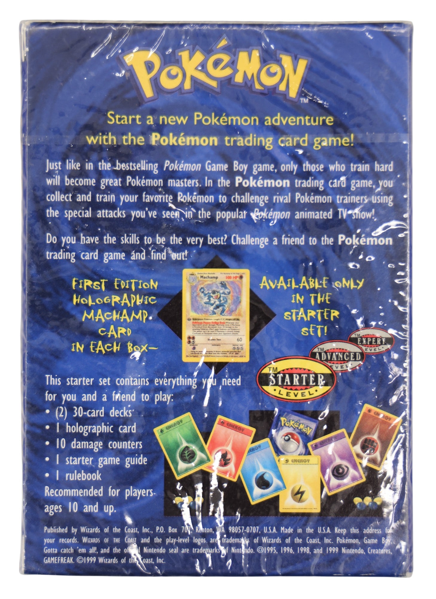 1999 Pokemon WOTC 2-Player Starter Base Set Factory Sealed - 2