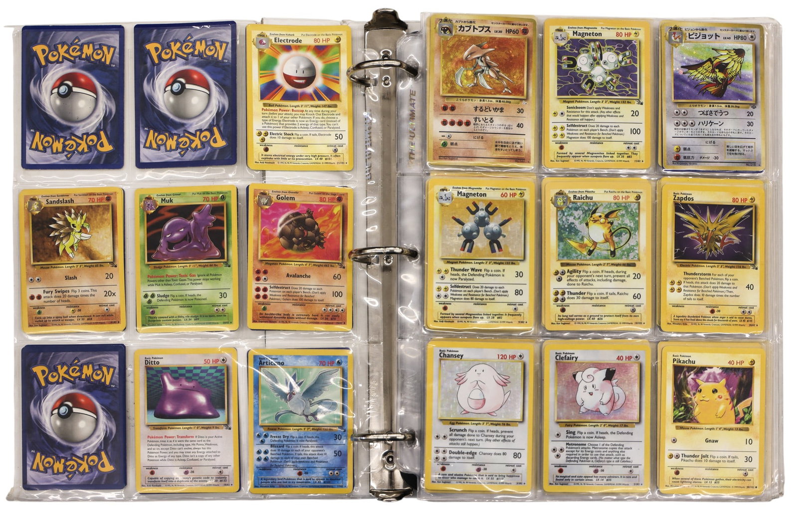 Approx.150 Vintage Pokemon WOTC Era Cards in Binder - 2
