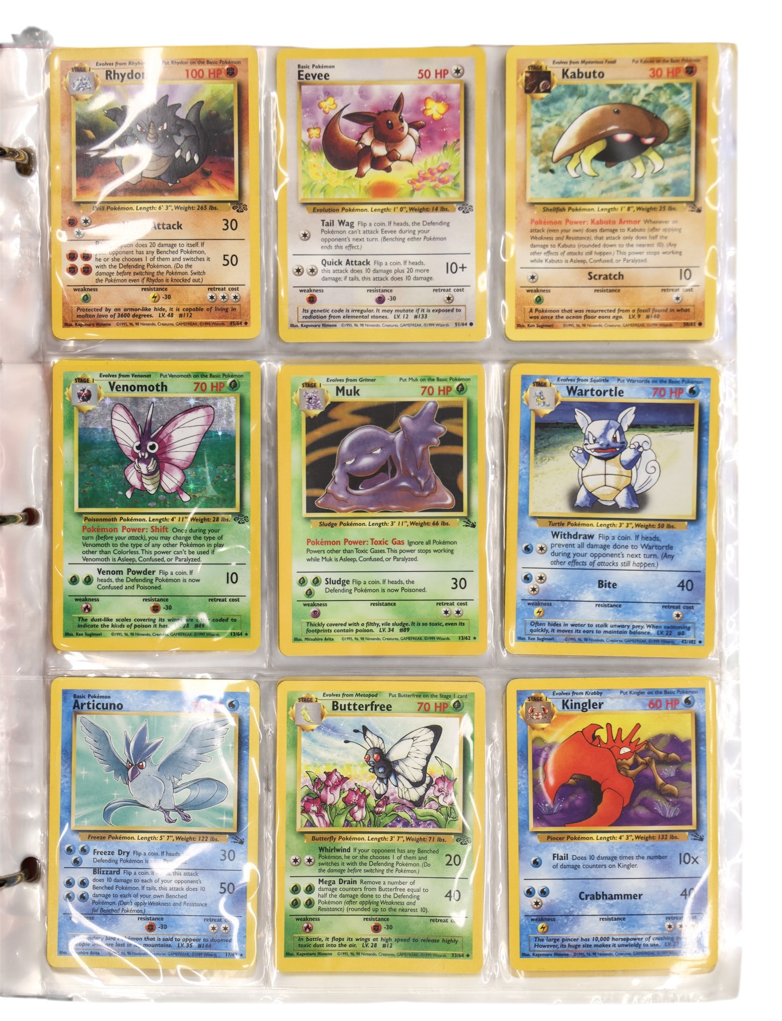 Approx.90 Vintage Pokemon WOTC Era Cards in Binder (1 of 3)