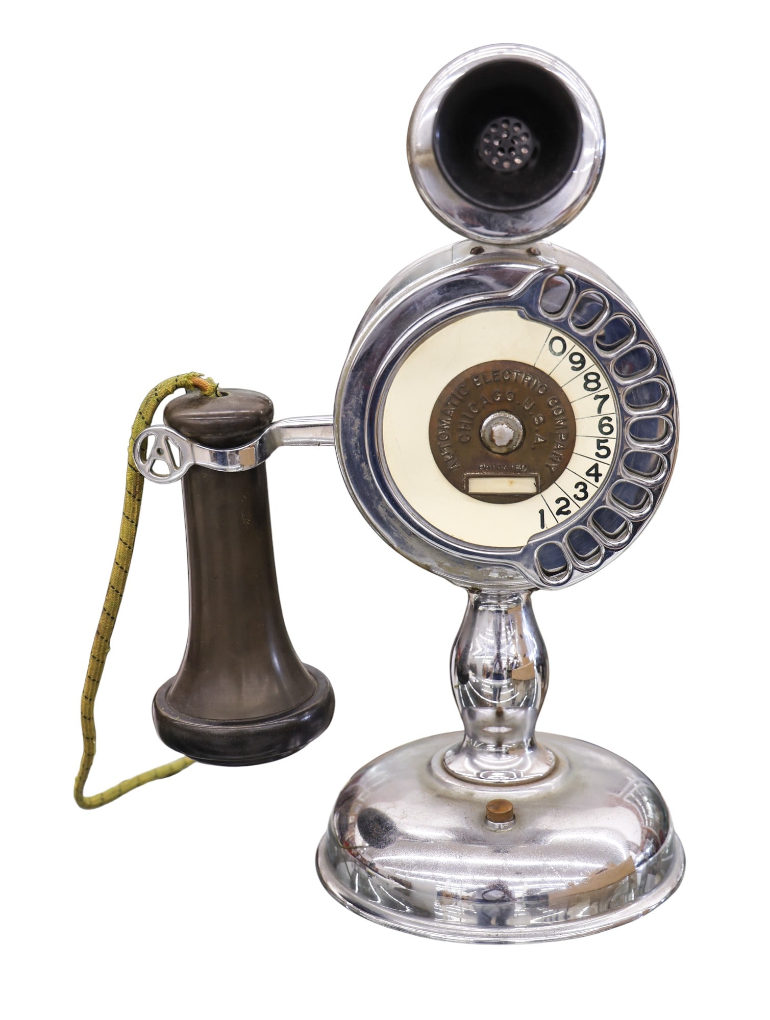 Antique Strowger Potbelly Candlestick Rotary Telephone (1 of 3)