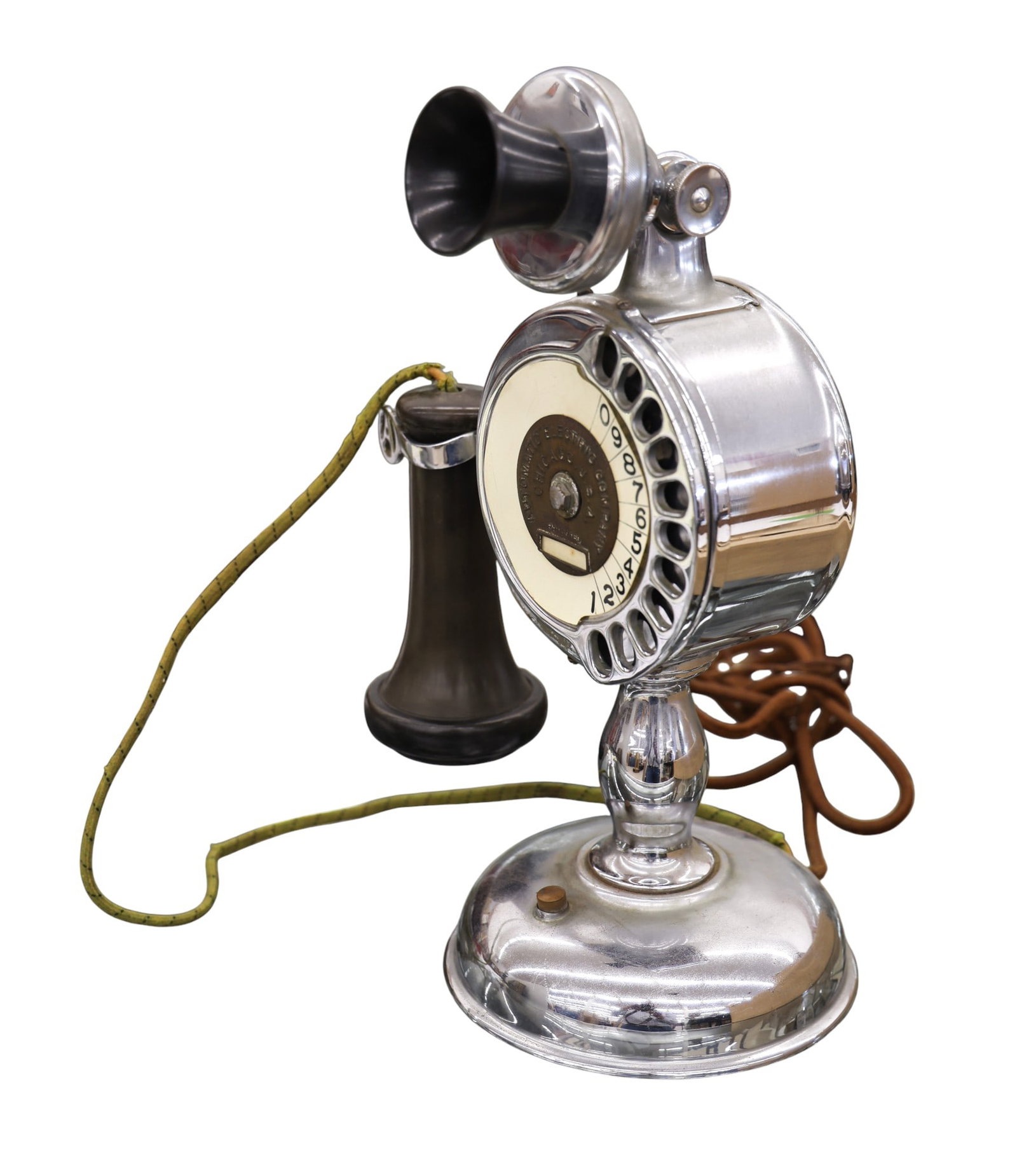 Antique Strowger Potbelly Candlestick Rotary Telephone - 2