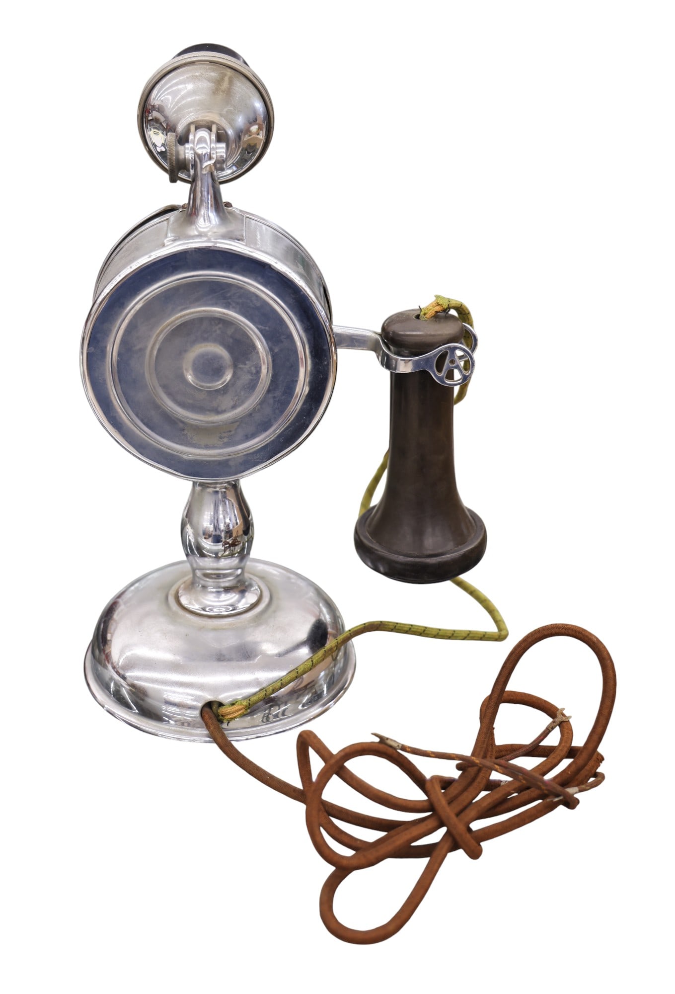 Antique Strowger Potbelly Candlestick Rotary Telephone - 3