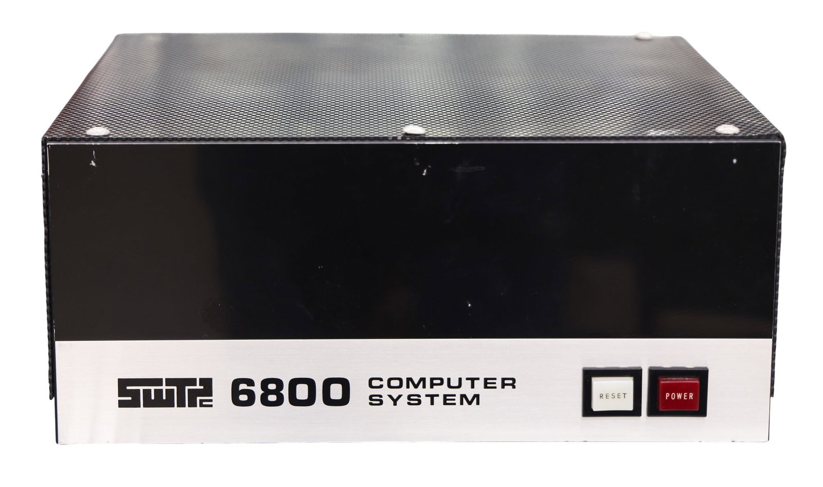 1970's SWTPC 6800 Computer System: 1970's SWTPC 6800 Computer System 7"x15"x15". Untested. As-seen condition.