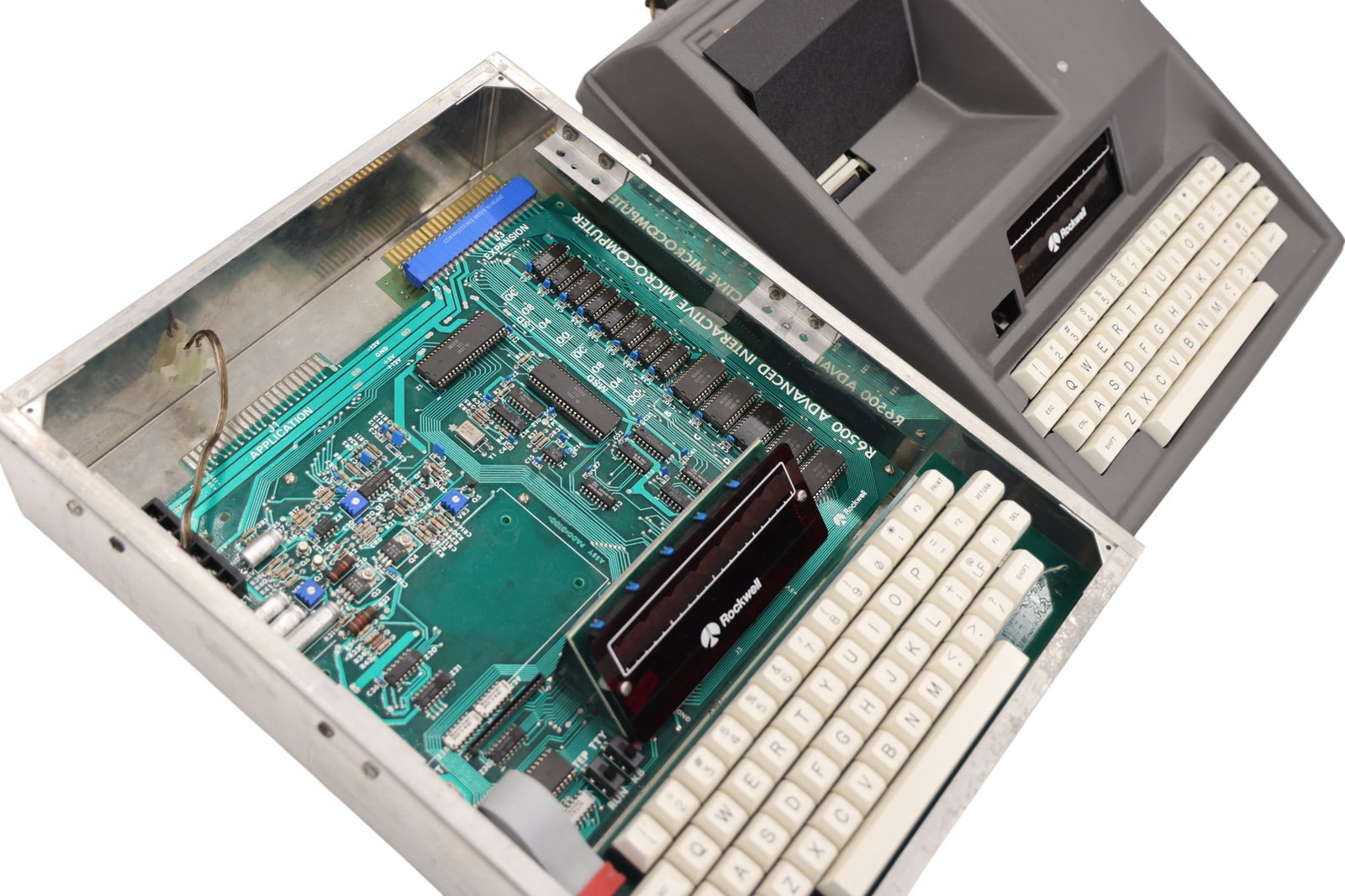 2pc 1970's Rockwell AIM-65 R6500 Microcomputers with Manuals - 2