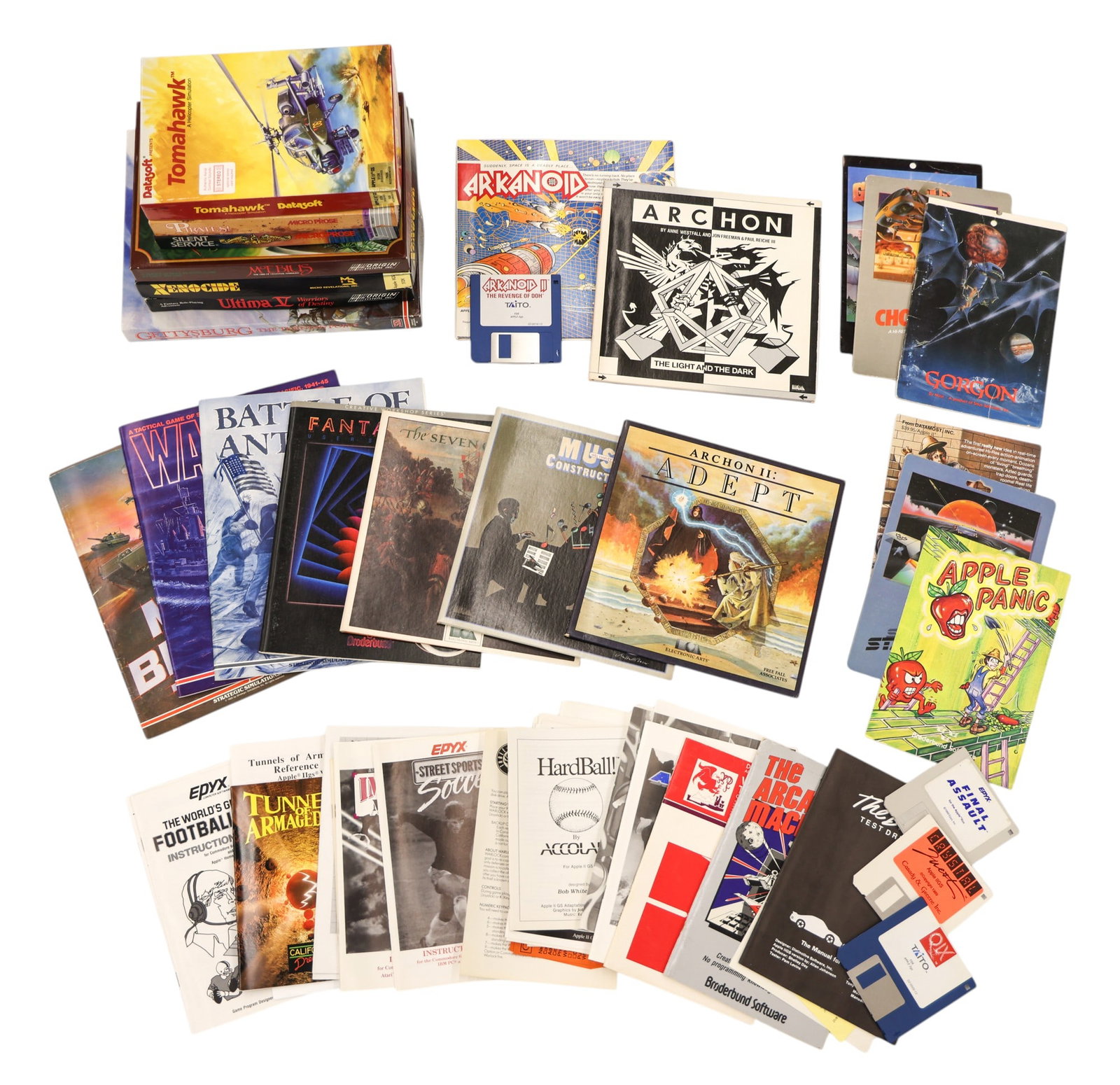 Collection of 1970's and 1980's Computer Games for Apple (1 of 4)