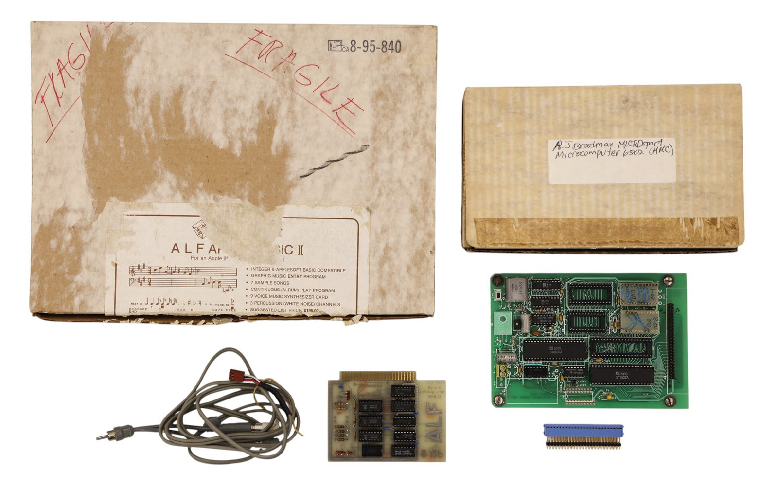 2pc Vintage RJ Brachman Microcomputer & ALF Music Synthetizer (1 of 2)