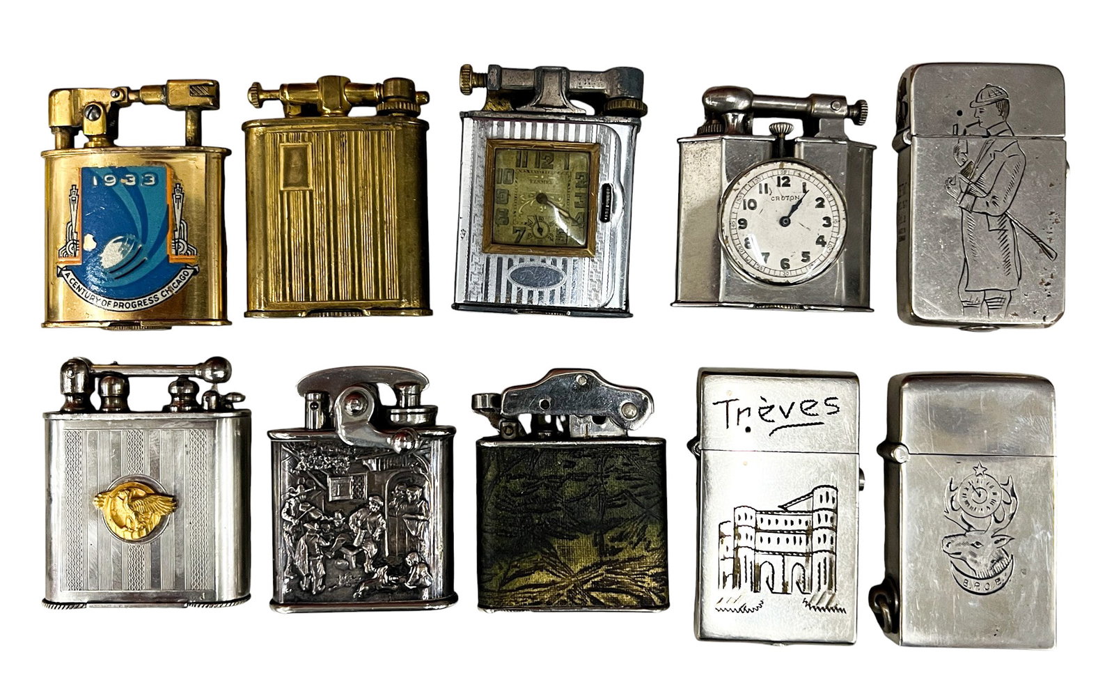 10pc Vintage Lighters (1 of 2)