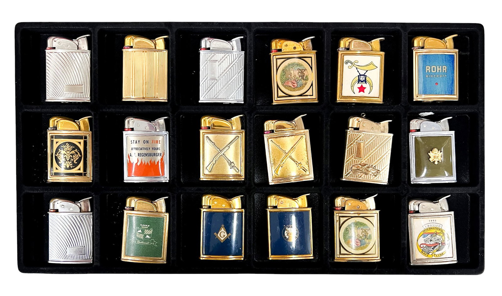 18pc Vintage Evans Lighters (1 of 1)